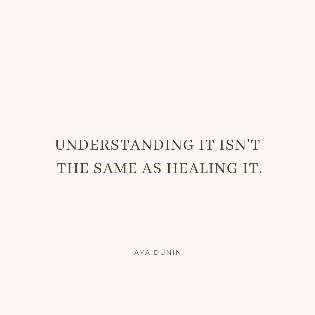 Most people come to therapy wanting to understand themselves more deeply.

And understanding matters. But insight alone doesn't rewire the nervous system.

Trauma isn't stored as a memory you can recall and reframe. It lives as sensation &mdash; the 