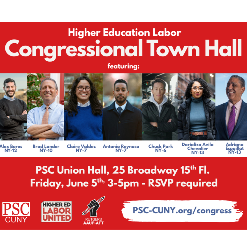 NYC Higher Education Labor Congressional Town Hall