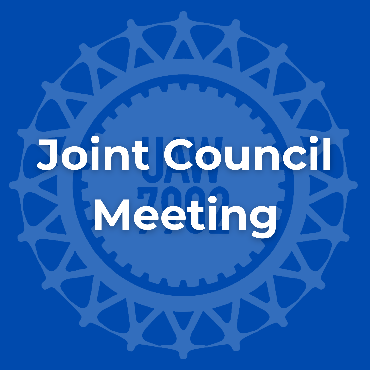 Joint Council Meeting