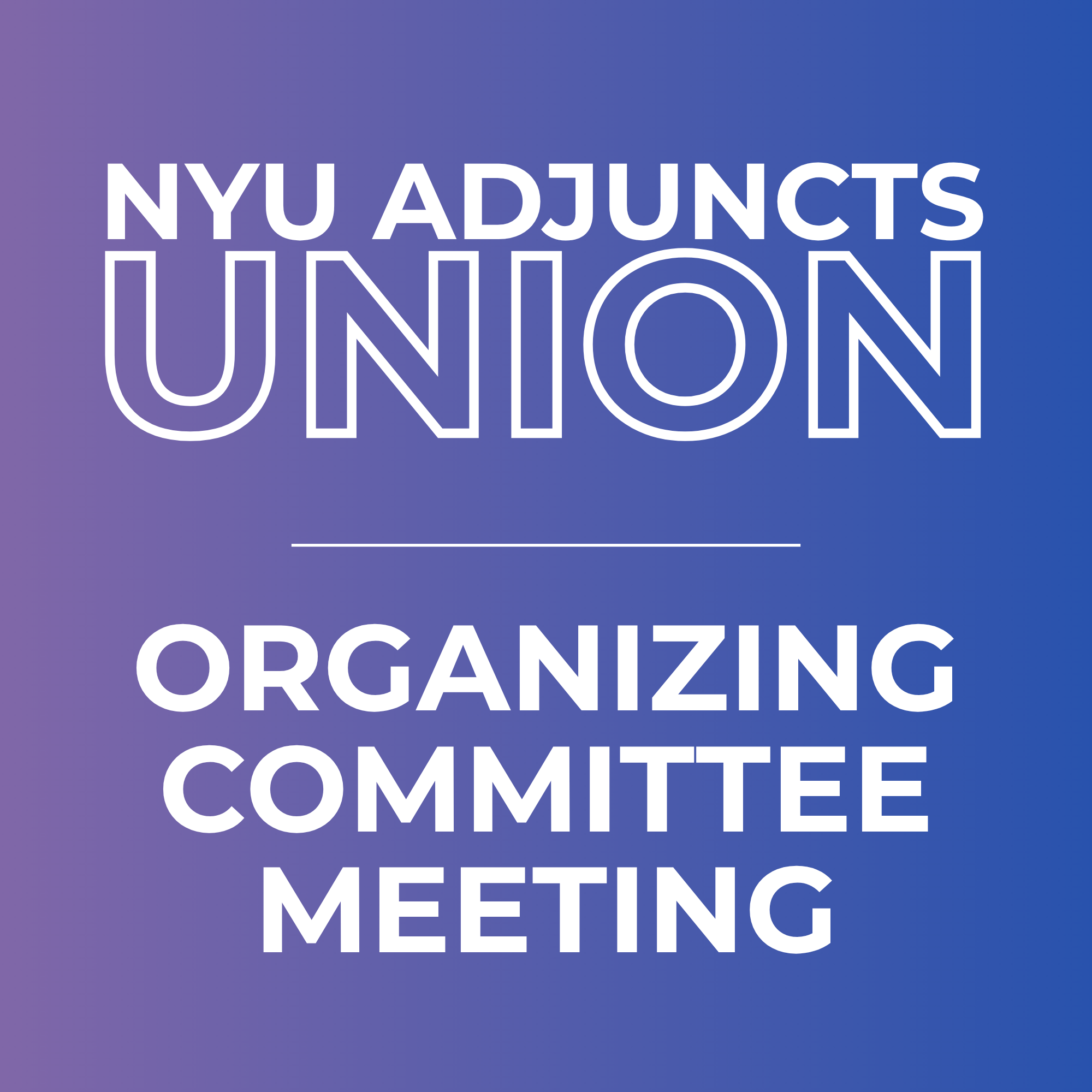 Organizing Committee Meeting