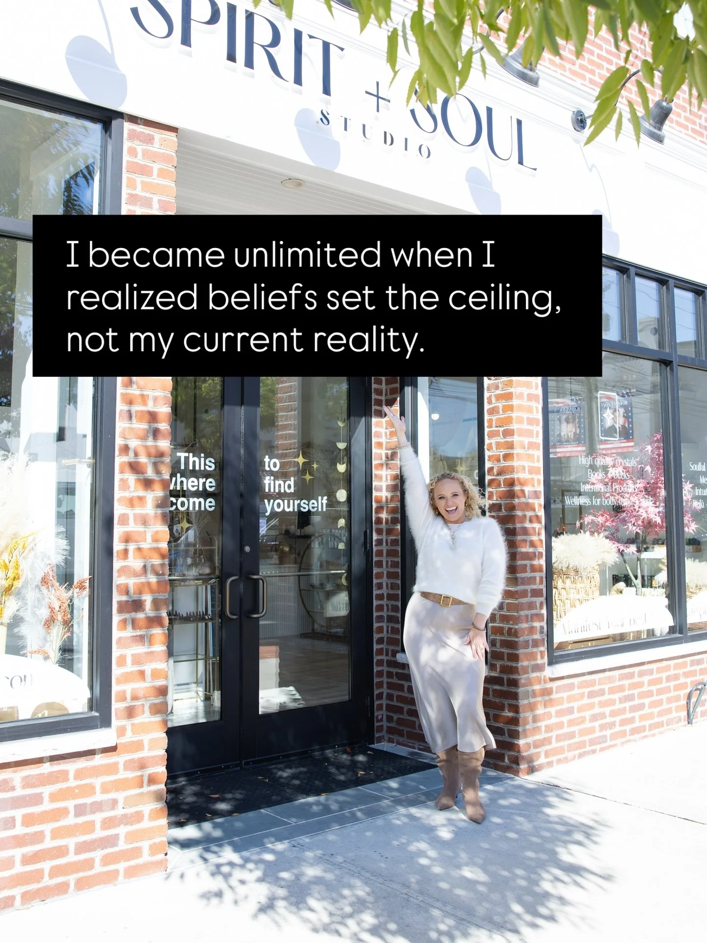 Realizing you are limitless is when the game starts to change.

There&rsquo;s so much more that goes into living unlimited that I dive into on the latest @thespiritandsoulpodcast 

If you&rsquo;re ready to step beyond your old limits and into who you