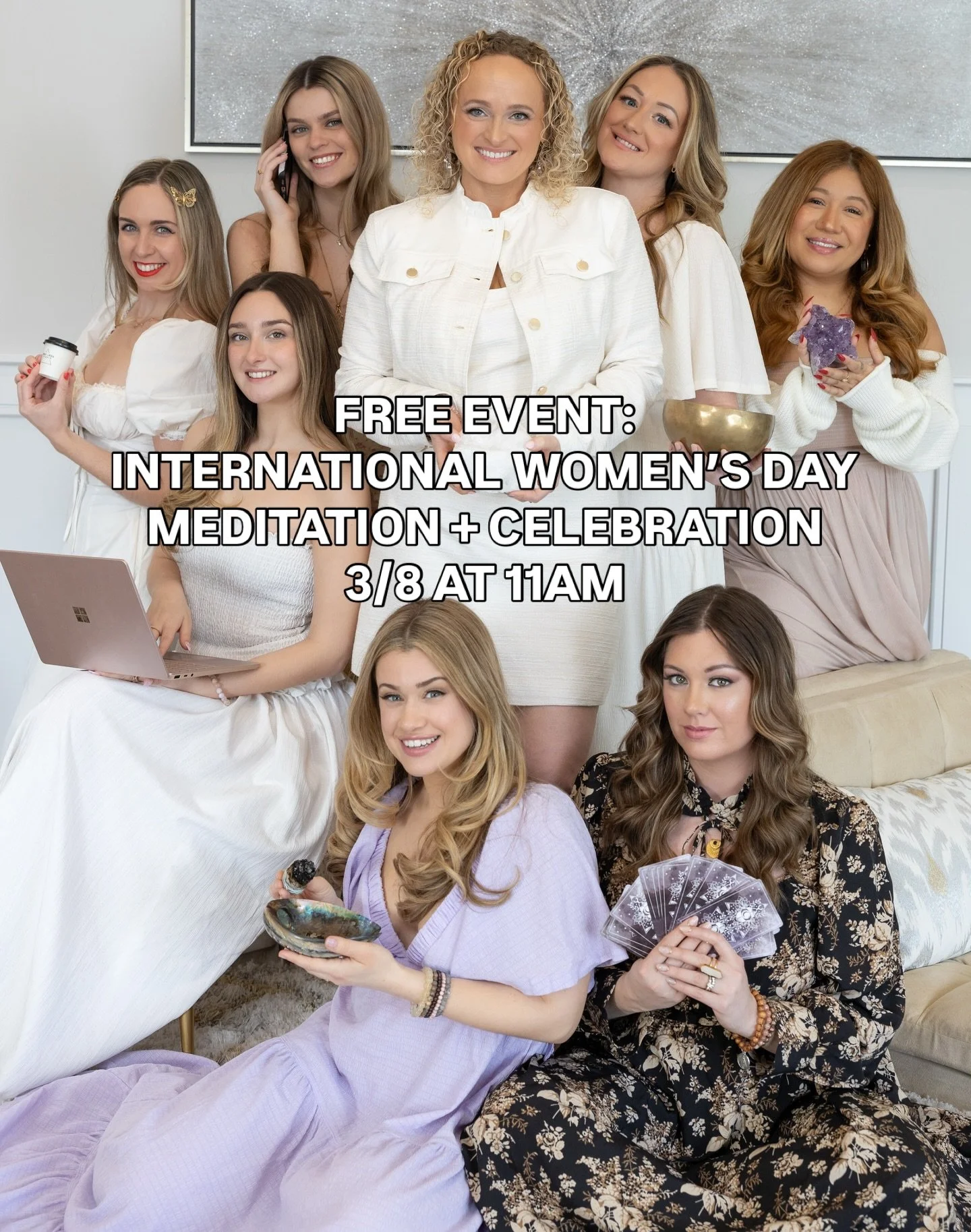 ✨ FREE International Women&rsquo;s Day Meditation ✨
Join me tomorrow, March 8th at 11am for a special free meditation as we honor the power, wisdom, and beauty of women everywhere.

Together we&rsquo;ll celebrate the women in our ancestral lineage wh