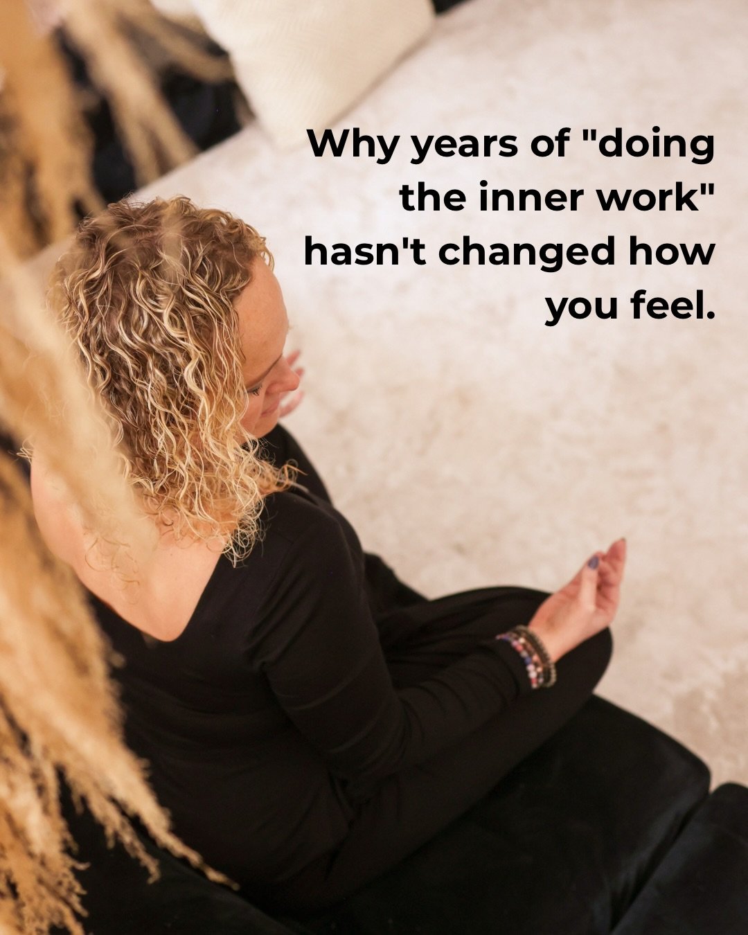 If you are highly self-aware but still find yourself repeating the same cycles, hitting the same emotional walls, or feeling the same low-level anxiety in your body, it simply means you&rsquo;ve reached the limit of what conscious awareness can do.

