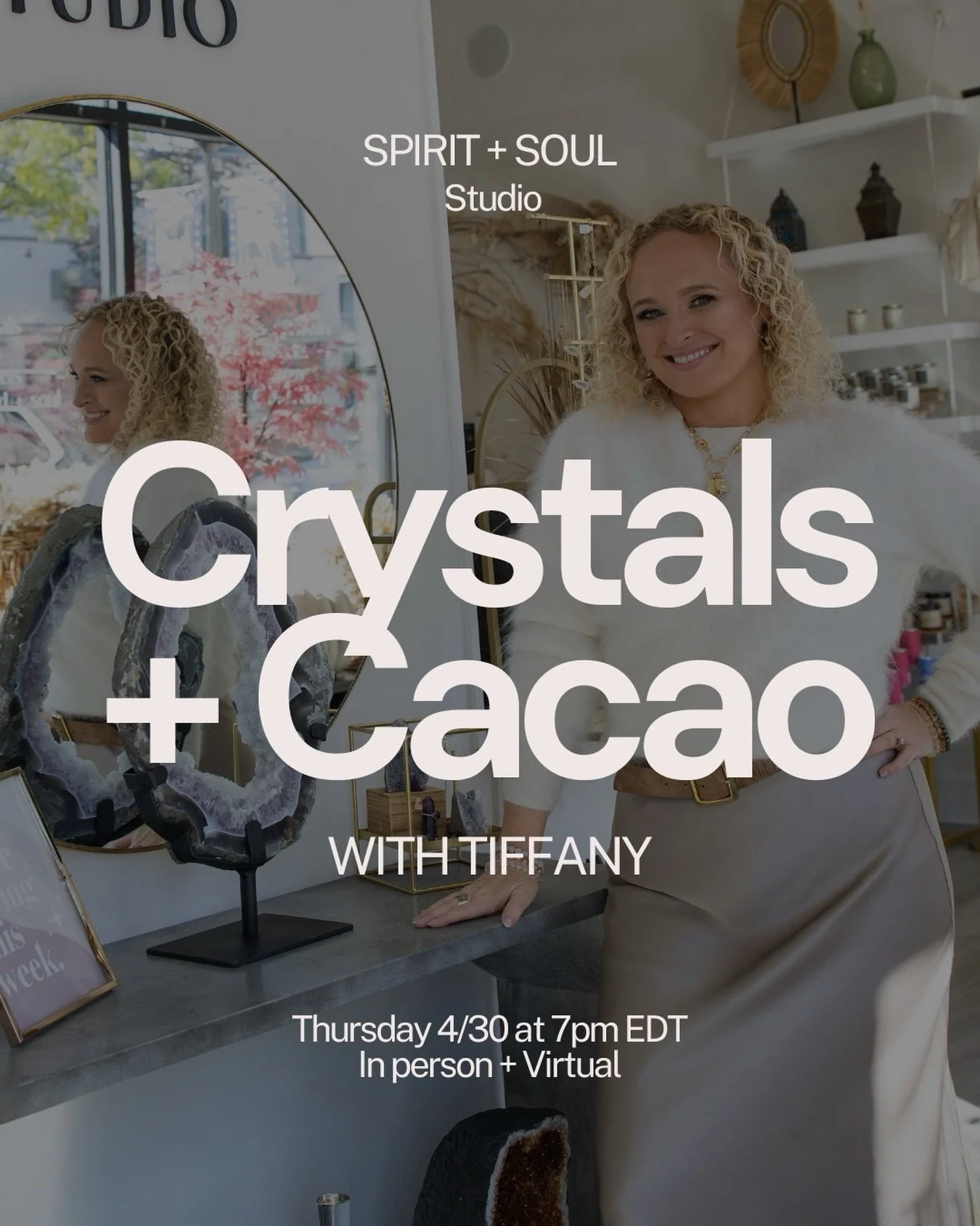 If you&rsquo;ve never experienced a cacao ceremony before&hellip; this is your sign 🪧 And if you have? You already know you&rsquo;re going to want to be in the room for this👏

Join Tiffany for a guided cacao + crystal experience focused on getting 