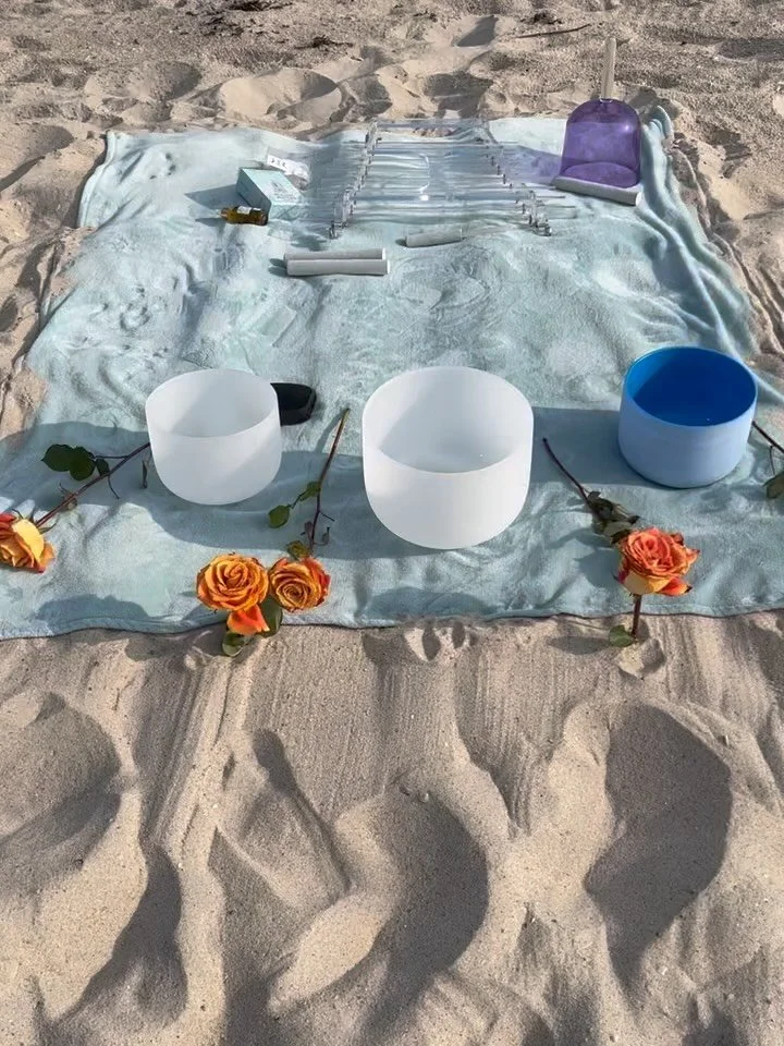 BEACH MEDITATIONS ARE BACK 🌊✨
We&rsquo;re kicking off the first one of the season on May 27 and Andrew and I are SO excited to be back with you 🫶🏼

There&rsquo;s nothing like this&hellip;
breathing with the waves 🌊
grounding into the sand 🤍
sett