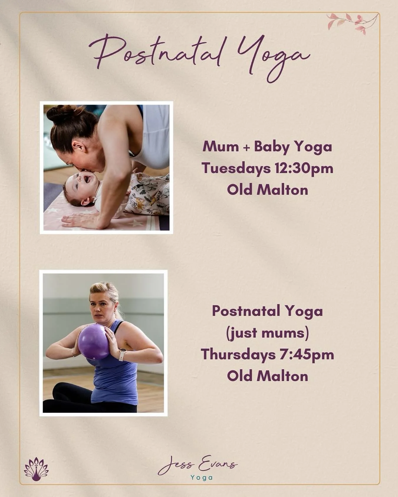 ✨ Find your strength, your balance and your calm.

👶🏼 Being a mum is amazing, but it can also feel very full on! 

😵&zwj;💫 The aches and niggles in a body that feels
different, plus an increased mental load. No wonder we&rsquo;re tired!

😮&zwj;?