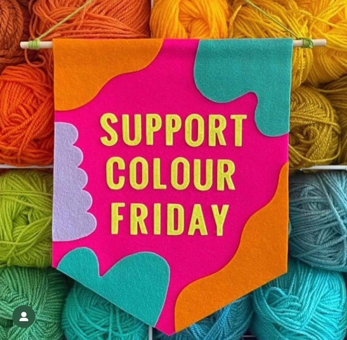 🌈 In case you hadn&rsquo;t heard today is #colourfriday an incentive started by @hollytucker as an antidote to big businesses and discount craziness of Black Friday.

🛍️ It is a day to support all the wonderful and creative small businesses that th