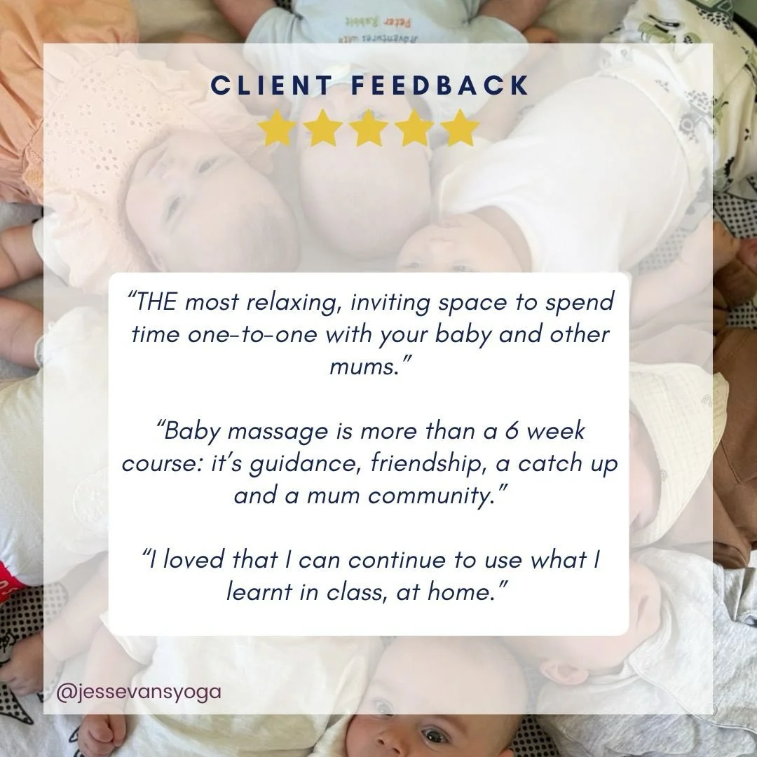 ✨ Baby massage has come to an end for 2025 and what an amazing year it&rsquo;s been!

💕 I&rsquo;m so grateful to all the lovely families who&rsquo;ve joined me.

 💬 Here are just a few kind words from the groups who&rsquo;ve recently graduated.

🗓