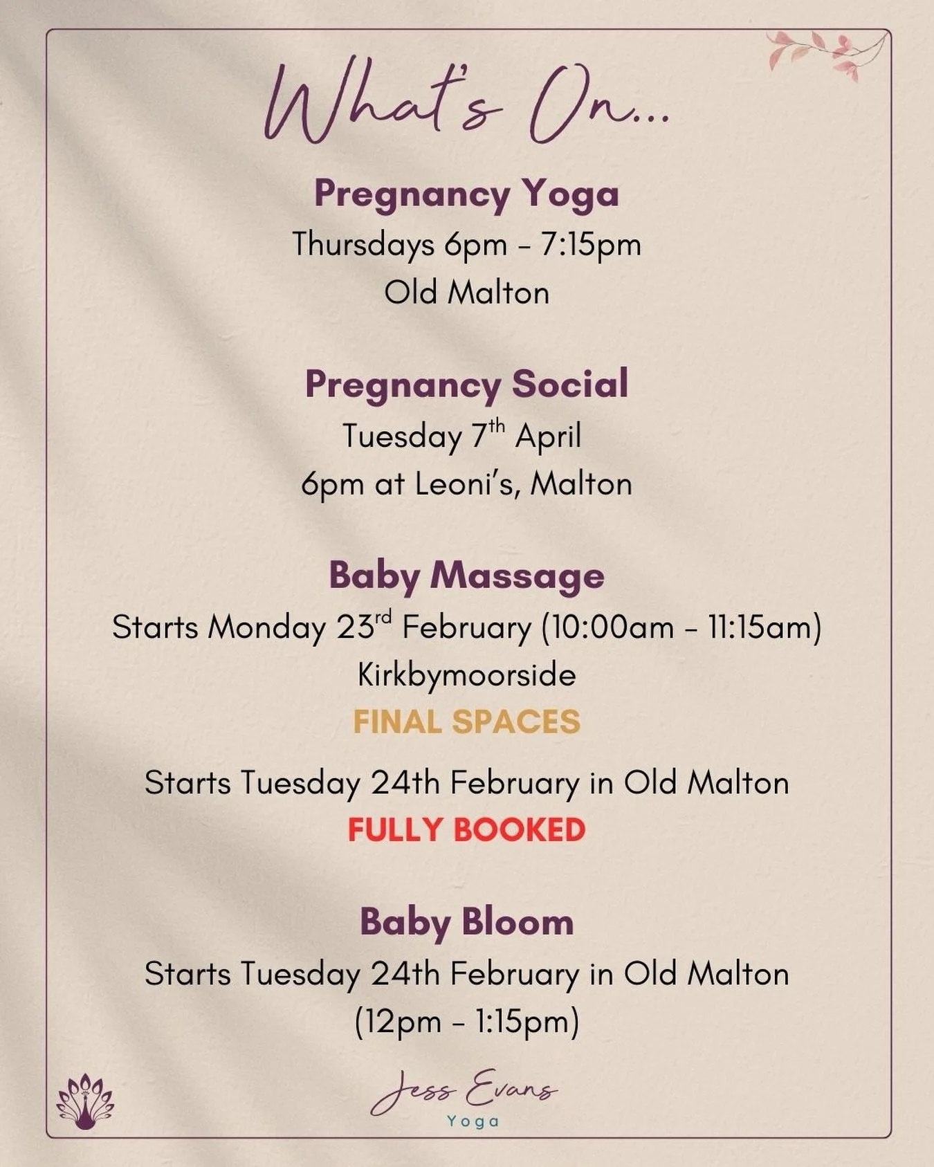 ⭐️ From First Kicks to Baby Cuddles &ndash; Join My Warm, Welcoming Classes Today ⭐️

🤰🏻👶🏼Whether you&rsquo;re expecting your first baby or adjusting to life with a newborn, my friendly, down-to-earth classes are designed to help you build a supp