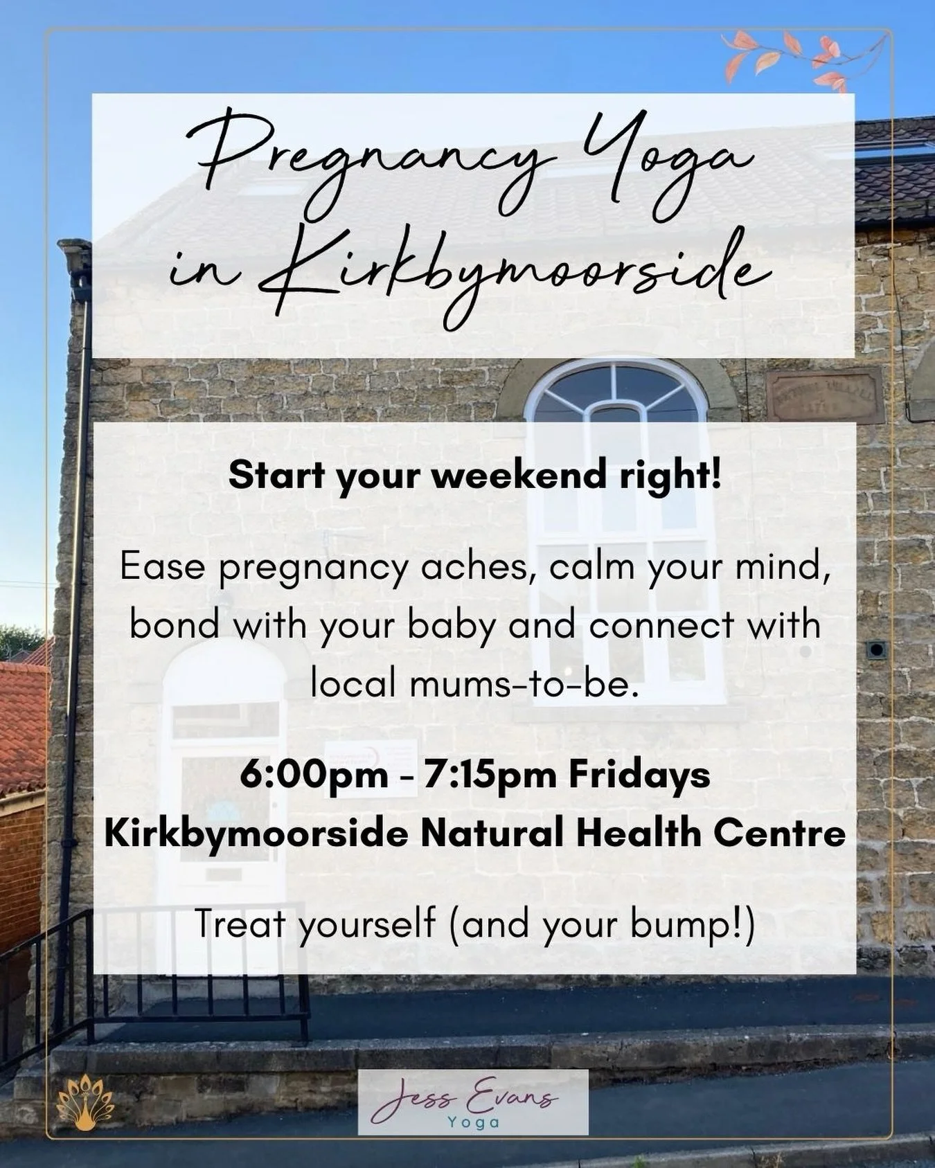 🥰 Join me for a relaxing start to your weekend

🧘&zwj;♀️ Friday evening Pregnancy Yoga in Kirkbymoorside starts 17th April!

🤰 Feeling achy, mentally drained, or unsure what&rsquo;s safe during pregnancy?

You&rsquo;re not alone.

💜 My classes ar