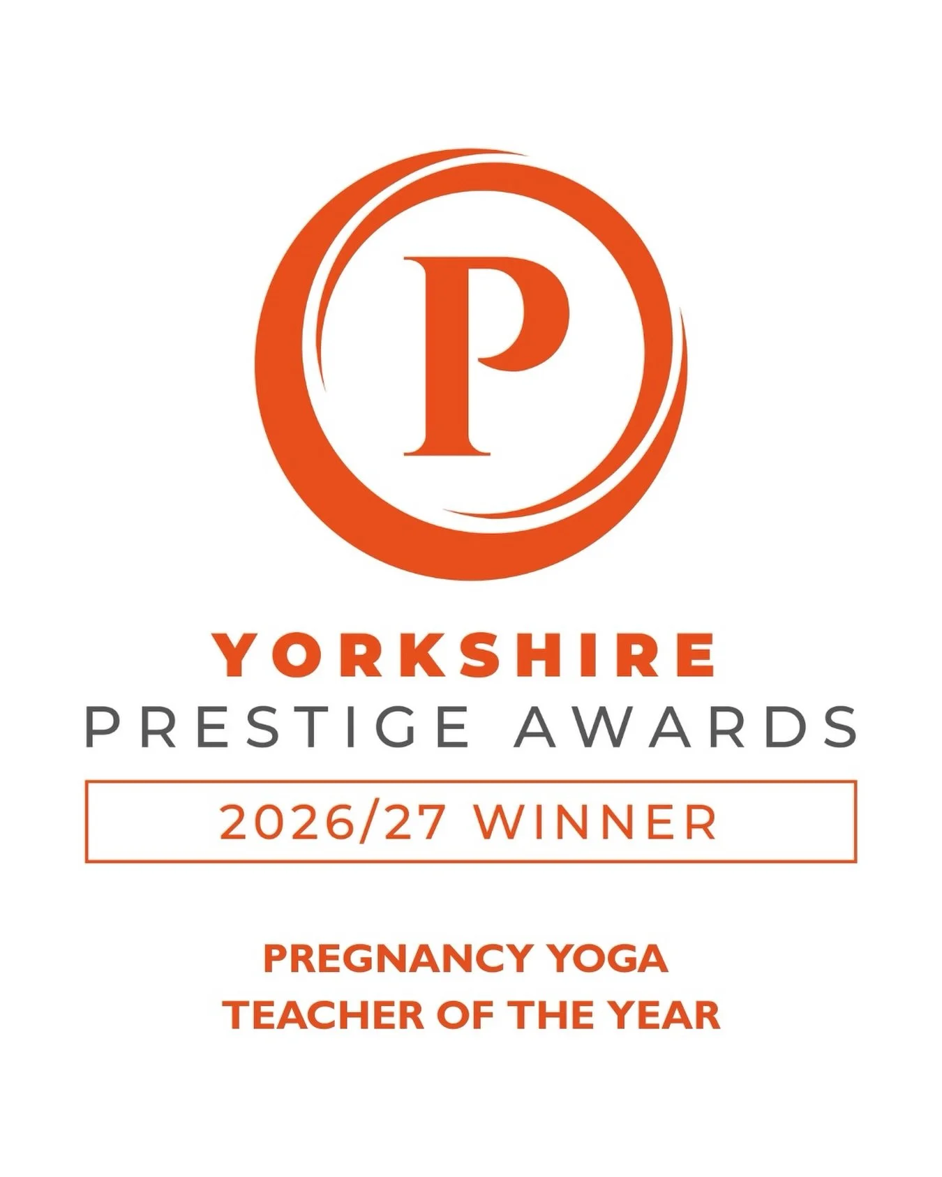 ✨ I&rsquo;m over the moon to share that I have been named Pregnancy Yoga Teacher of the Year at the Yorkshire Prestige Awards! 🏆🤰🧘&zwj;♀️

This means the absolute world to me. Everyone who has joined me in class and trusted me as part of your jour
