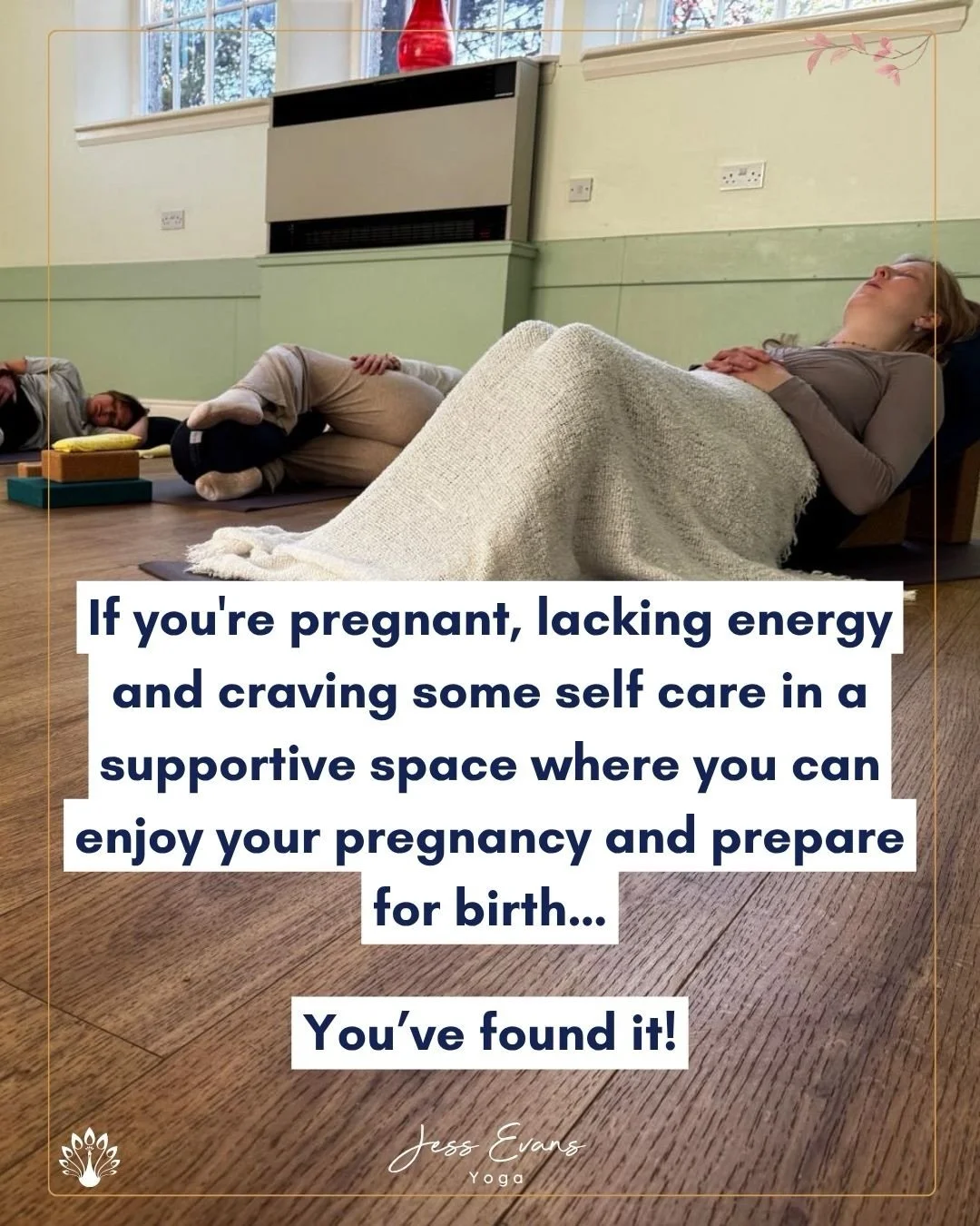 🧘🏻&zwj;♀️ Small, friendly classes, led by an award-winning, experienced pregnancy yoga specialist, so you&rsquo;re in safe, expert hands from the moment you walk in.

🤰🏻 Designed specifically for pregnancy, no experience (or flexibility!) needed,