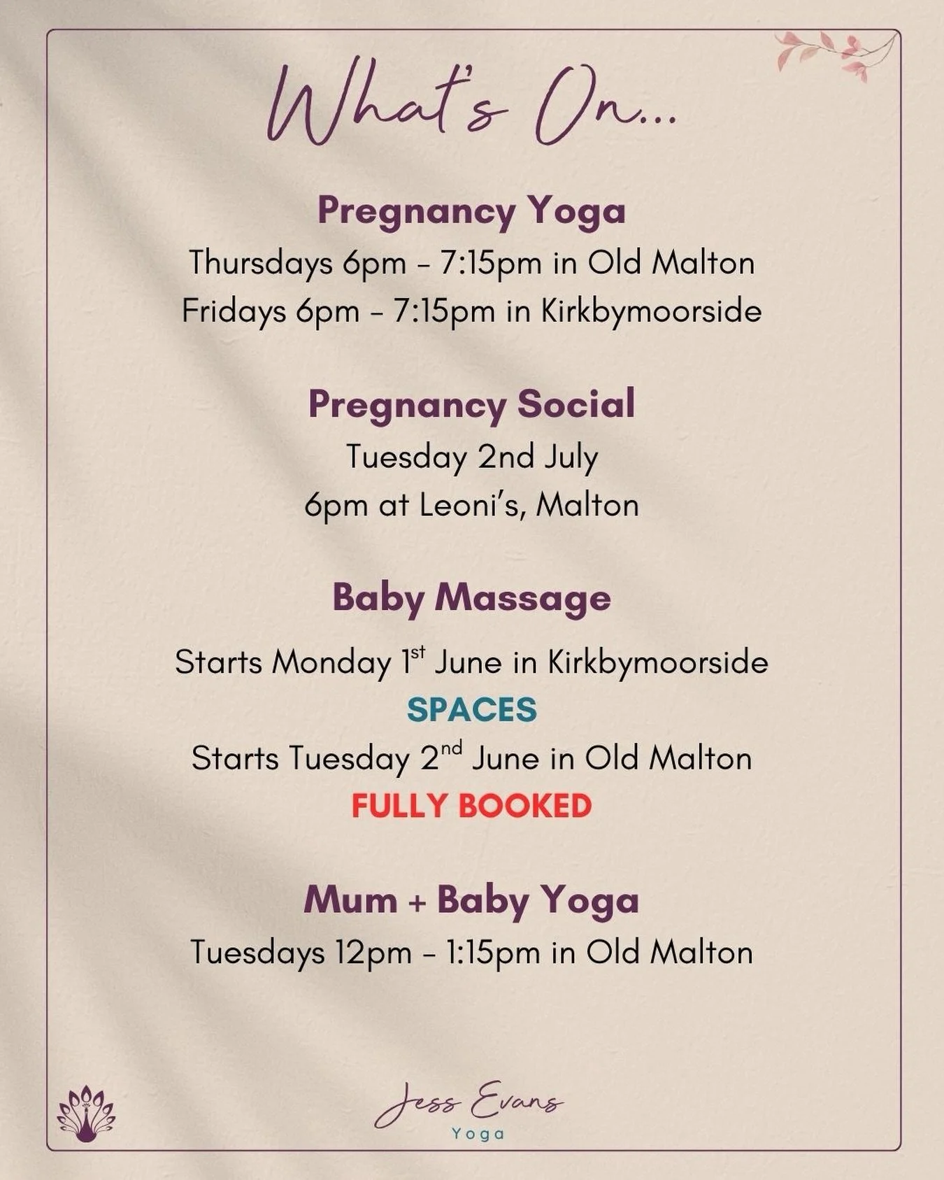 ⭐️ From First Kicks to Baby Cuddles &ndash; Join My Warm, Welcoming Classes Today ⭐️

🤰🏻👶🏼Whether you&rsquo;re expecting your first baby or adjusting to life with a newborn, my friendly, down-to-earth classes are designed to help you build a supp
