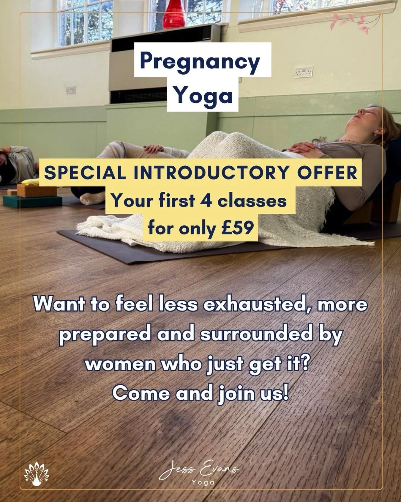 🧘🏻&zwj;♀️ Small, friendly classes, led by an award-winning, experienced pregnancy yoga specialist, so you&rsquo;re in safe, expert hands from the moment you walk in.

🤰🏻 Designed specifically for pregnancy, no experience (or flexibility!) needed,