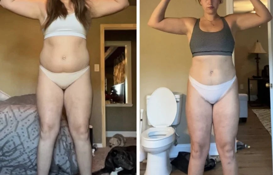 Image of Meghan's transformation with ALIGN Wellness.