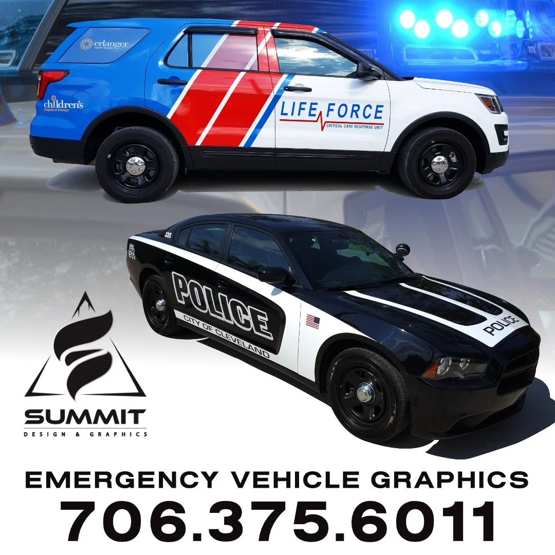 Call us today to discuss graphics solutions for your fleet. #policegraphics #emergencyvehicles #patrolcars