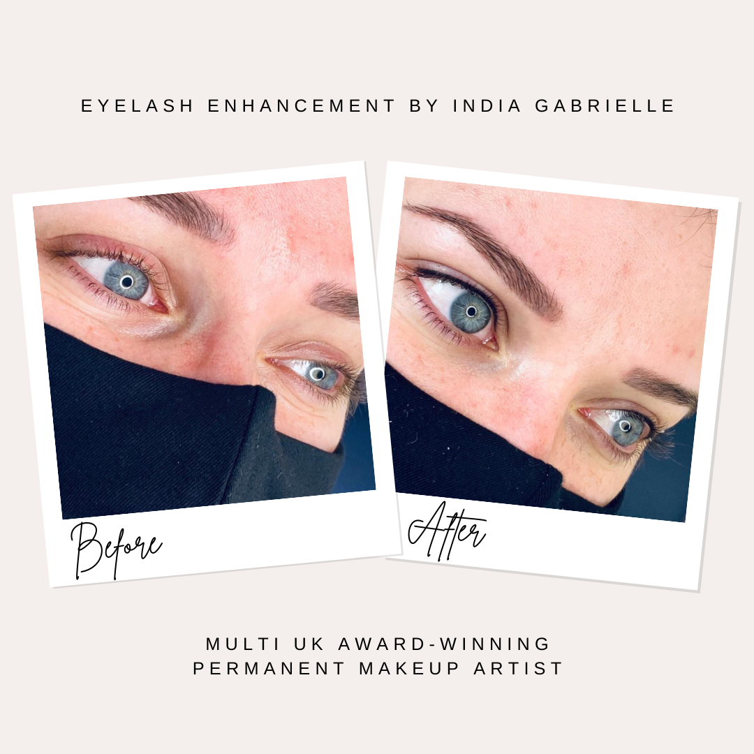 Permanent Upper Eyelash Enhancement by India Gabrielle