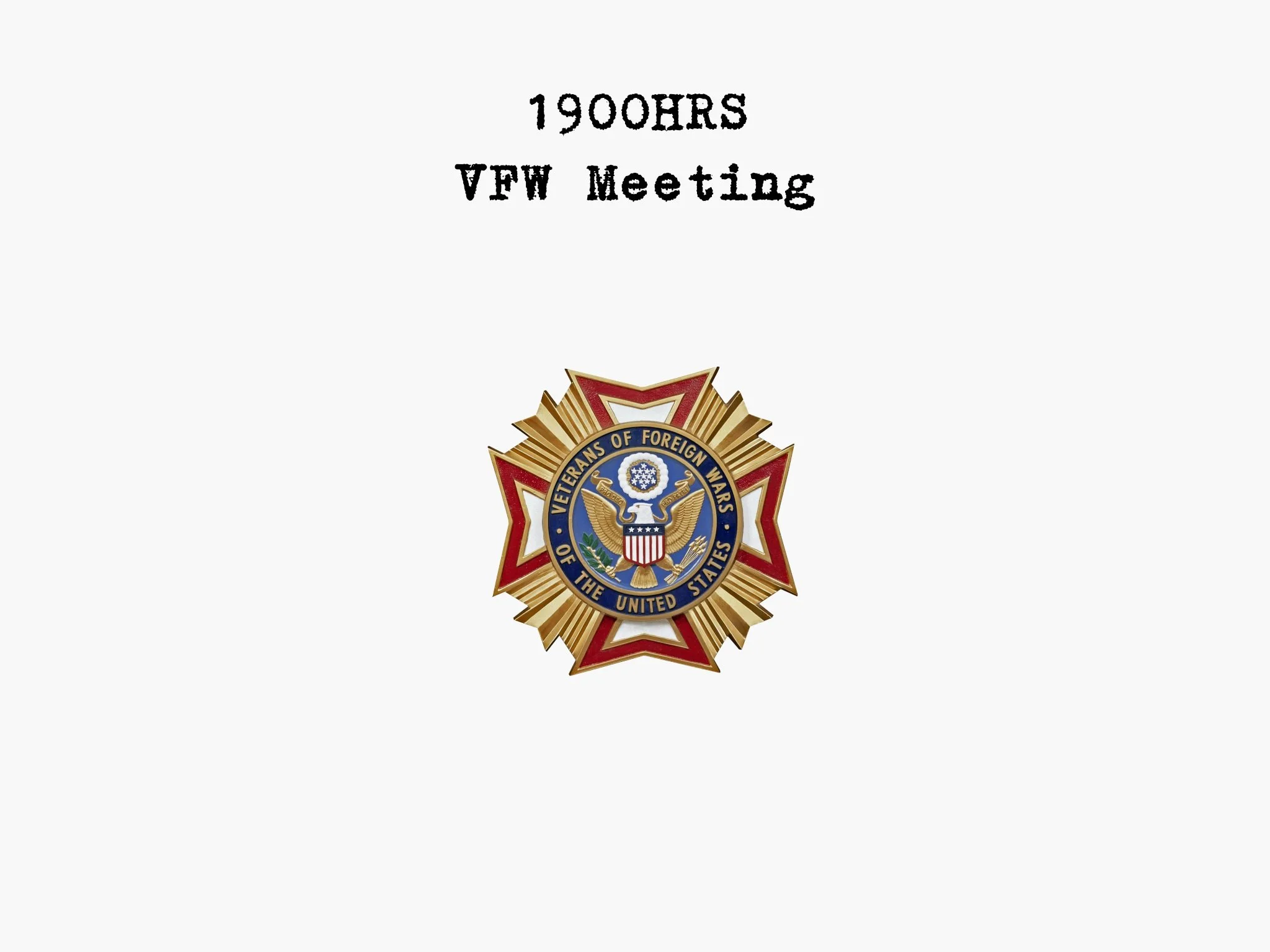 VFW Meeting