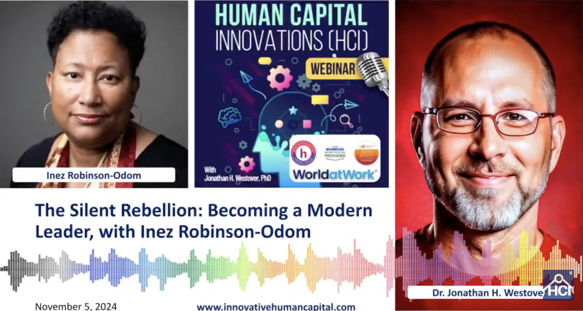 Inez discusses The Silent Rebellion: Becoming a Modern Leader with Human Capital Innovations