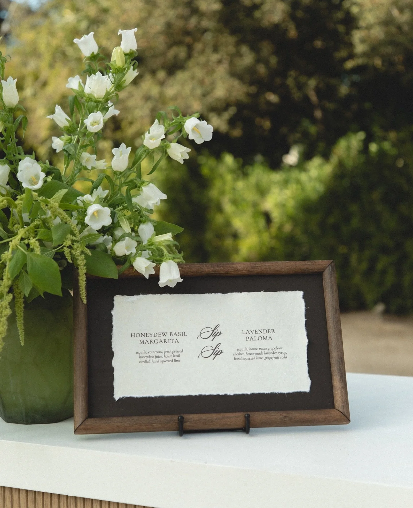 A horizontal moment, this design is offered as one of our bar menu options clients can choose from our essential package. She&rsquo;s a true head turner. 

photo: @valvogtbauer 

#barmenu #stationary #weddingsignage