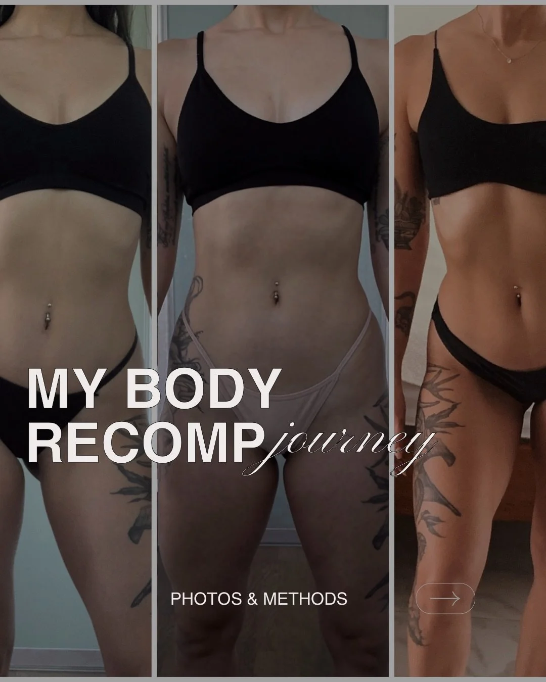 Body recomp doesn&rsquo;t &ldquo;just happen&rdquo;

I stopped guessing and started training, eating, and recovering with intention.