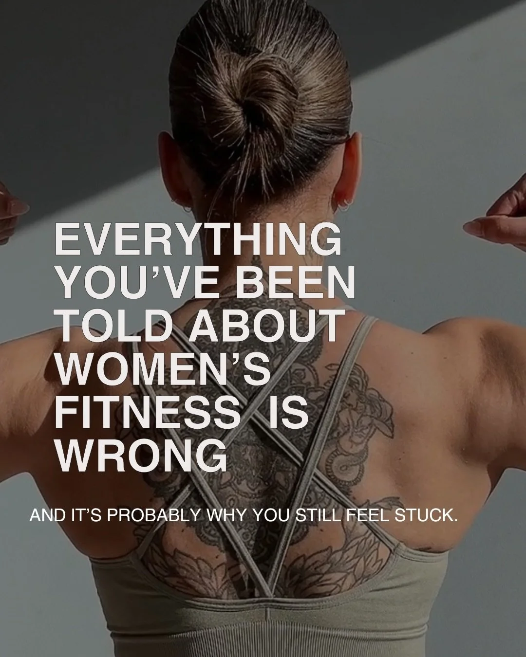 Sometimes we have to unlearn a whole lot of BS 🤦🏻&zwj;♀️

The fitness industry has spent years packaging muscle building as &ldquo;toning,&rdquo; glorifying exhaustion over progression, and convincing women that smaller = better.

So you end up und