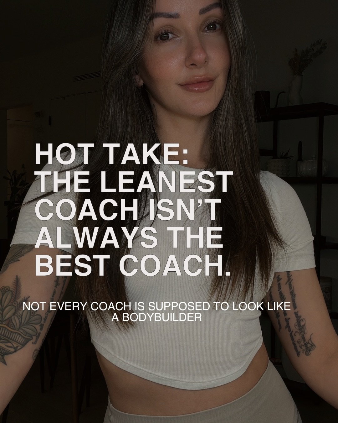 Let&rsquo;s get something straight&hellip;

Not every coach needs to look like they&rsquo;re prepping for a bodybuilding show.

Somewhere along the way, the fitness industry convinced people that the only credible coaches are the ones with extreme ph