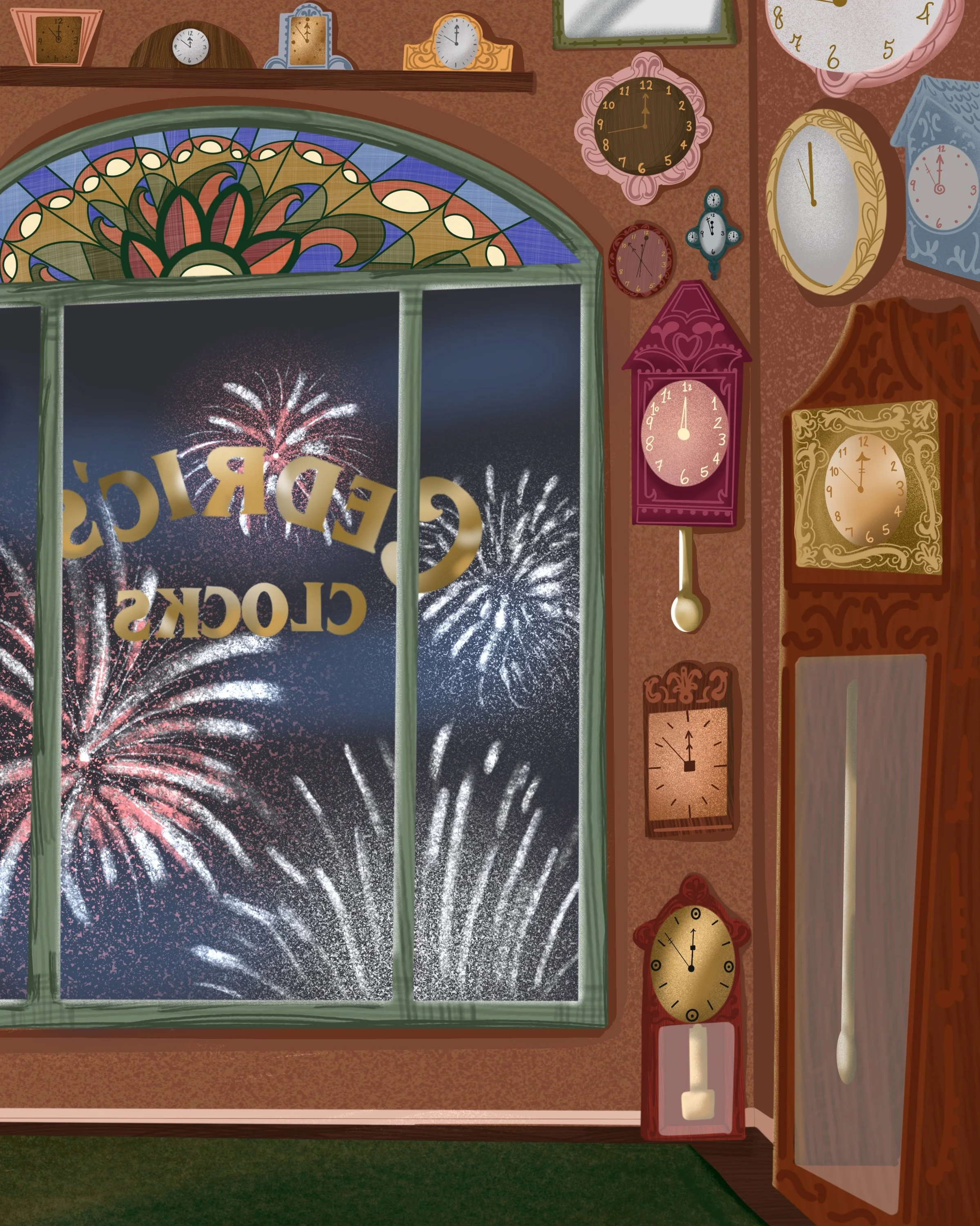 New Years Clock Shop- December 2025