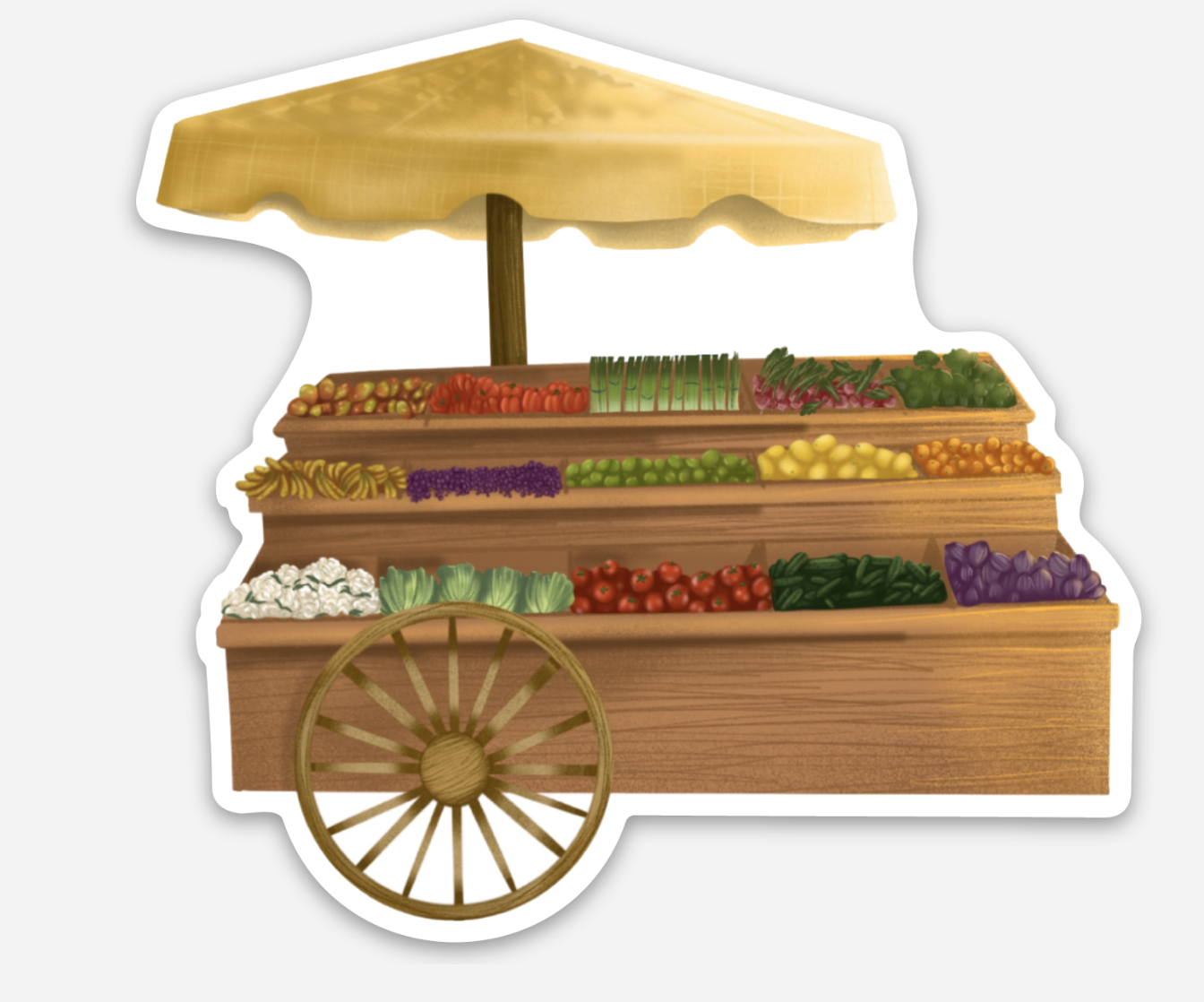 Produce Cart sticker