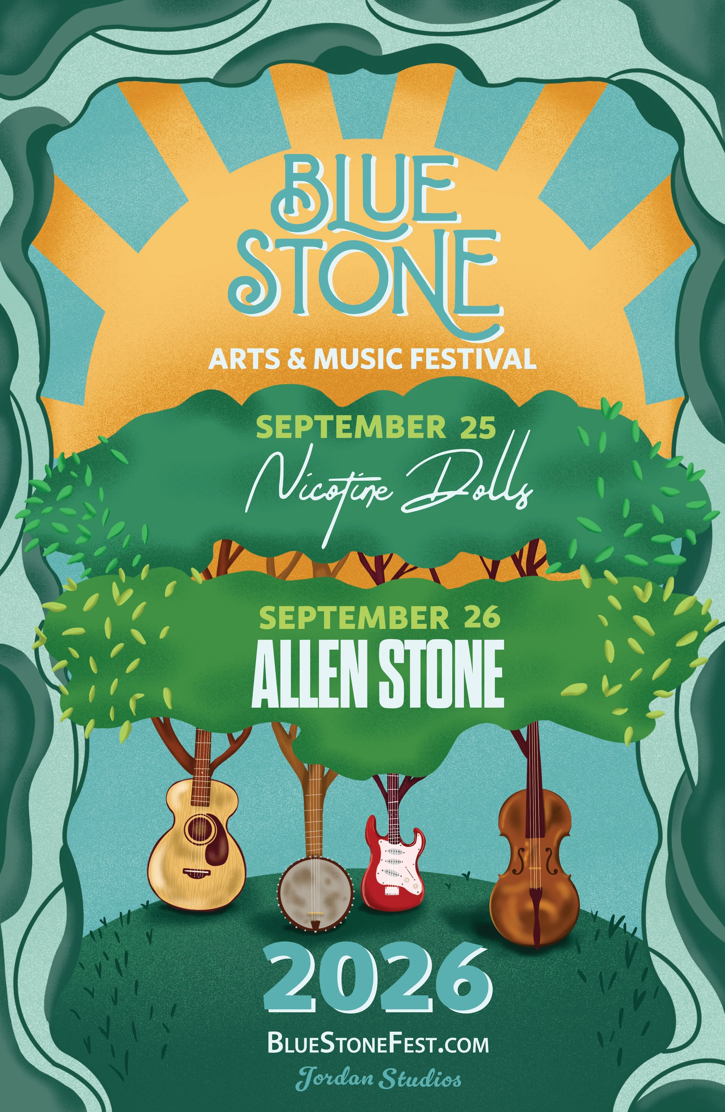 2026 Blue Stone Festival Poster 