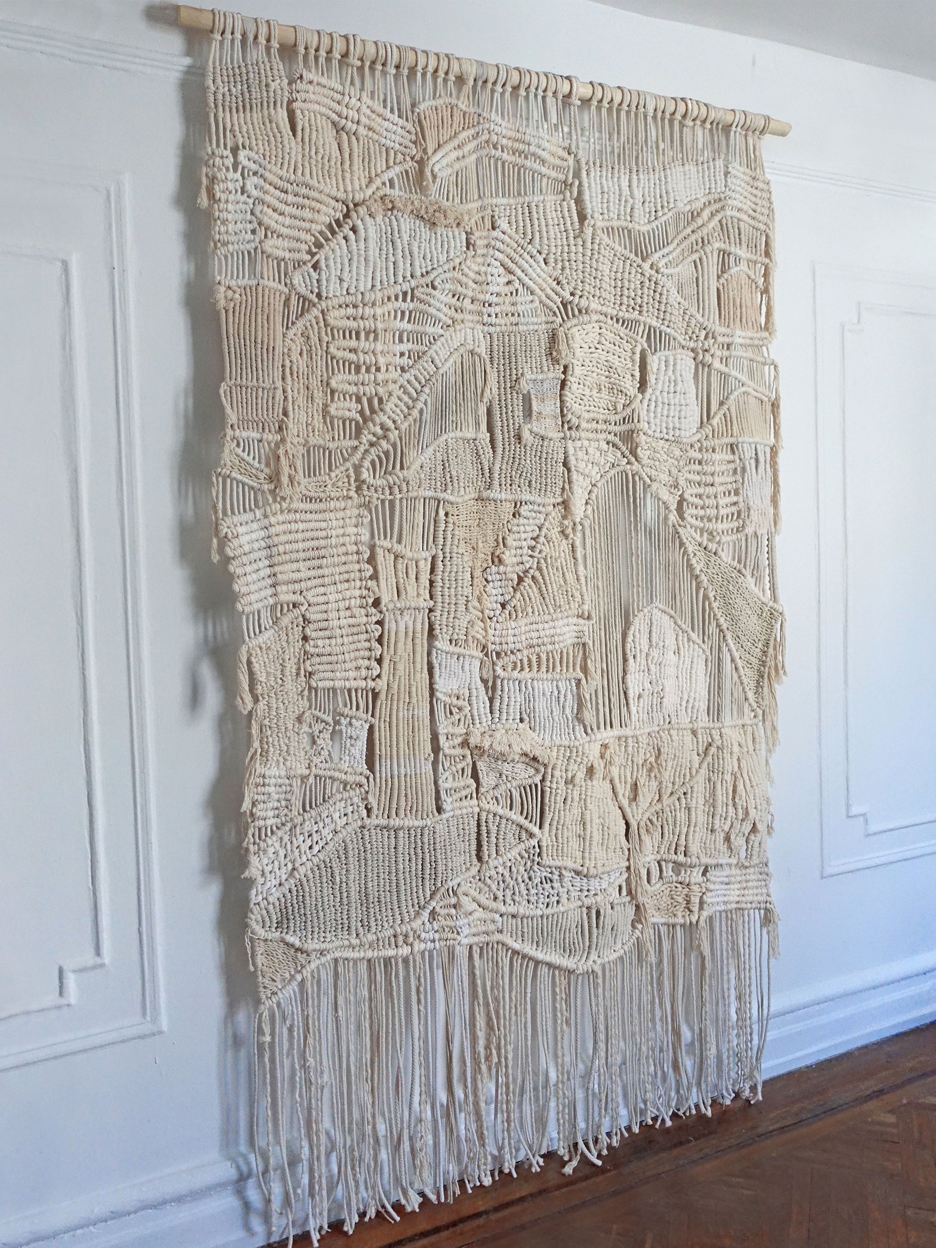 Extra Large Mixed Media Contemporary Tapestry