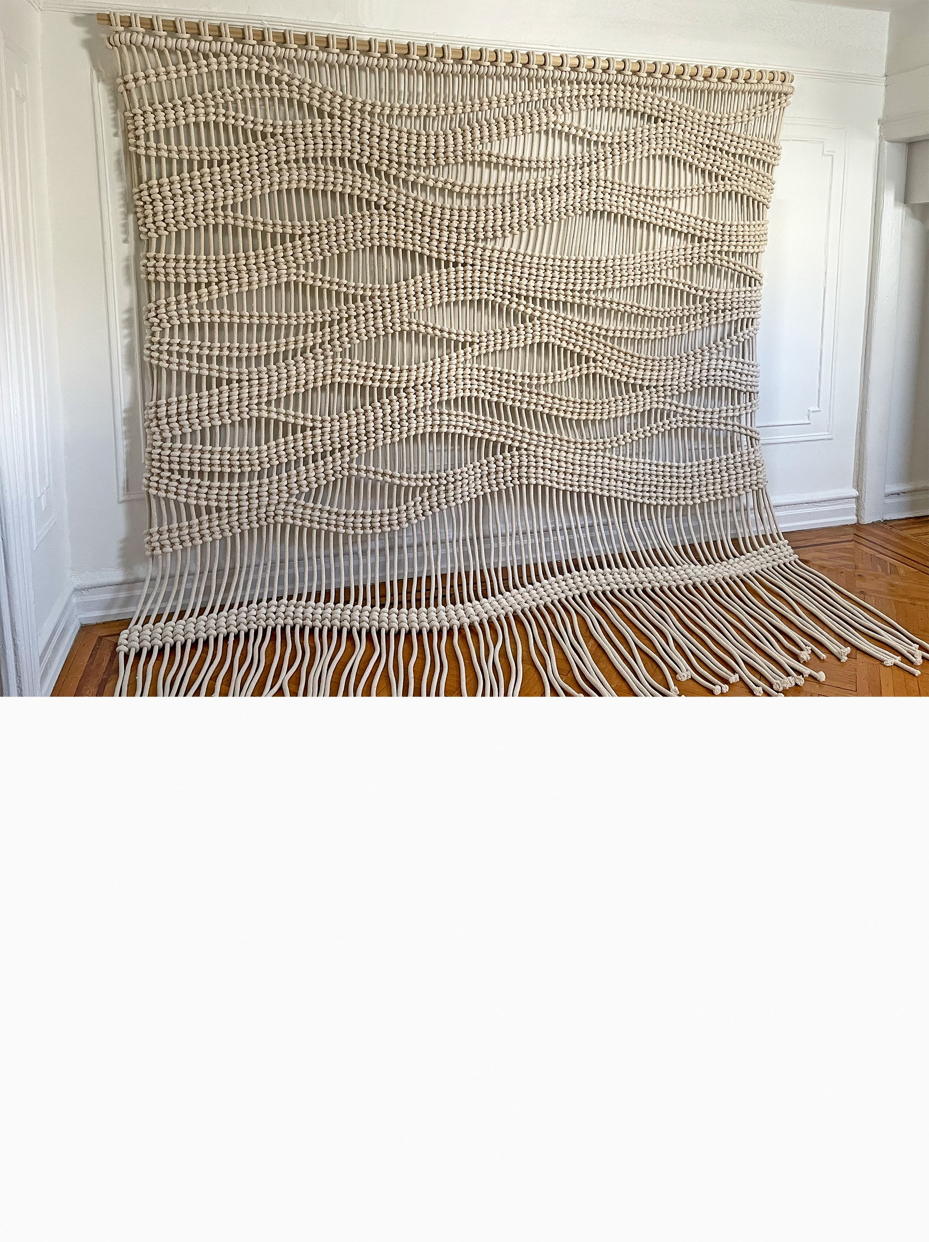 Extra Large Macrame, Huge Macrame, Extra Large Weaving, Huge Weaving, Rope Room Divider