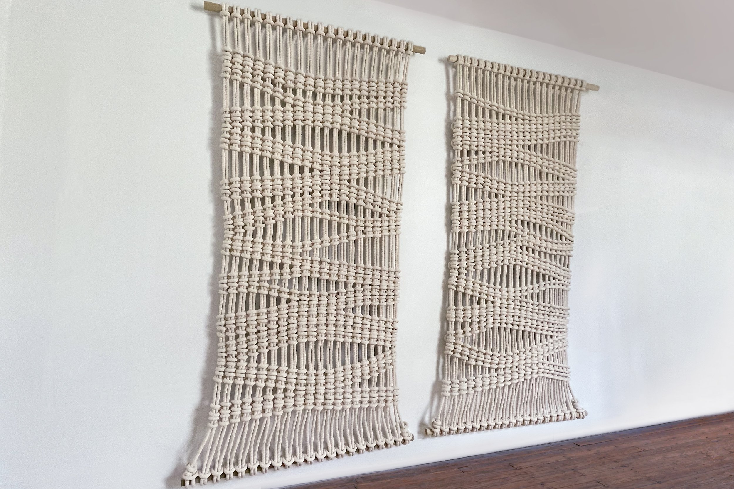 rope screen, macrame scree, Organic lines macrame, custom fiber art, wave rope wall hanging, wave wall hanging, rope room divider, rope screen custom