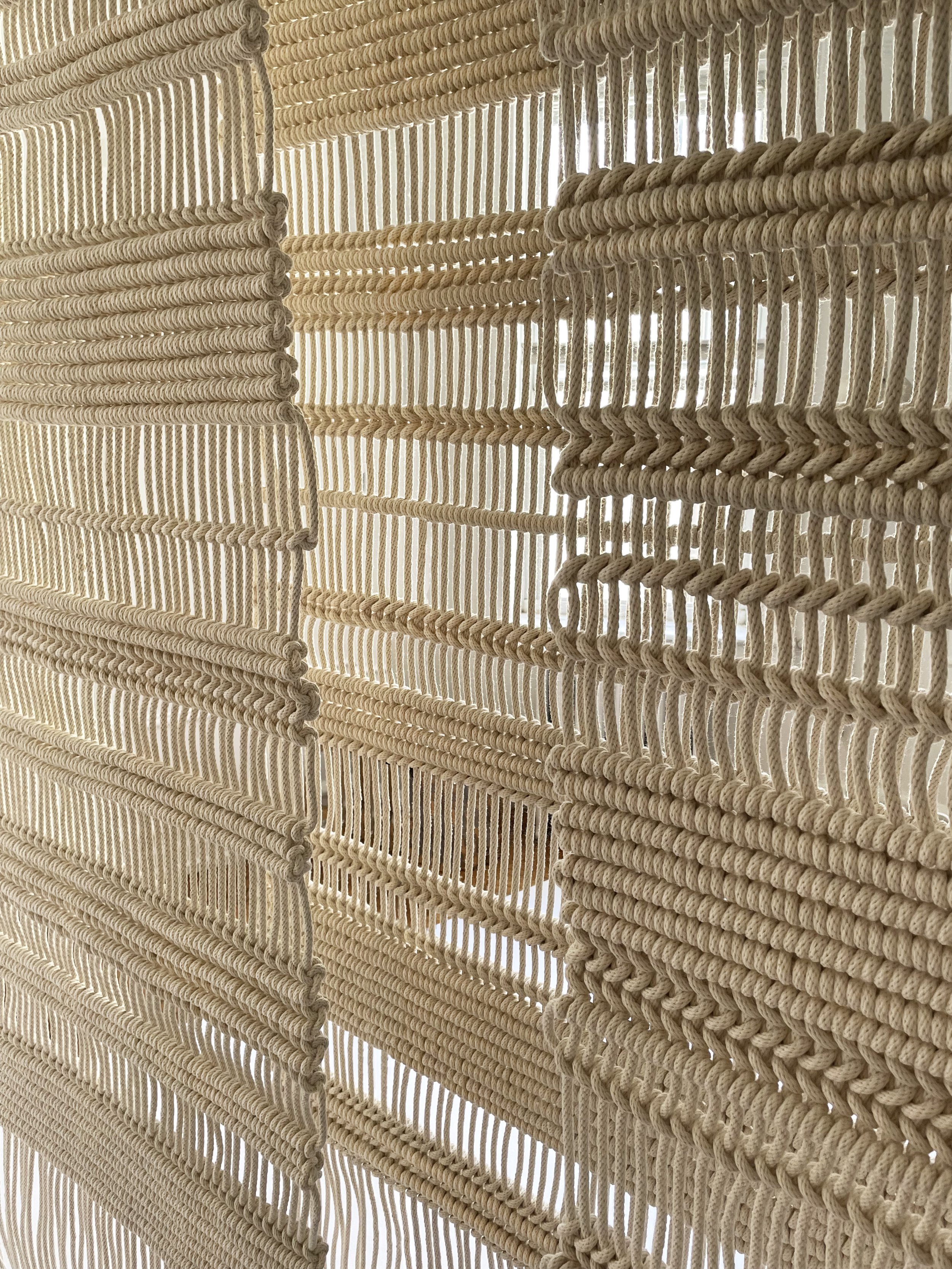 fiber art installation , sally england, Windy Chien, Fine art knots + sculpture +installation