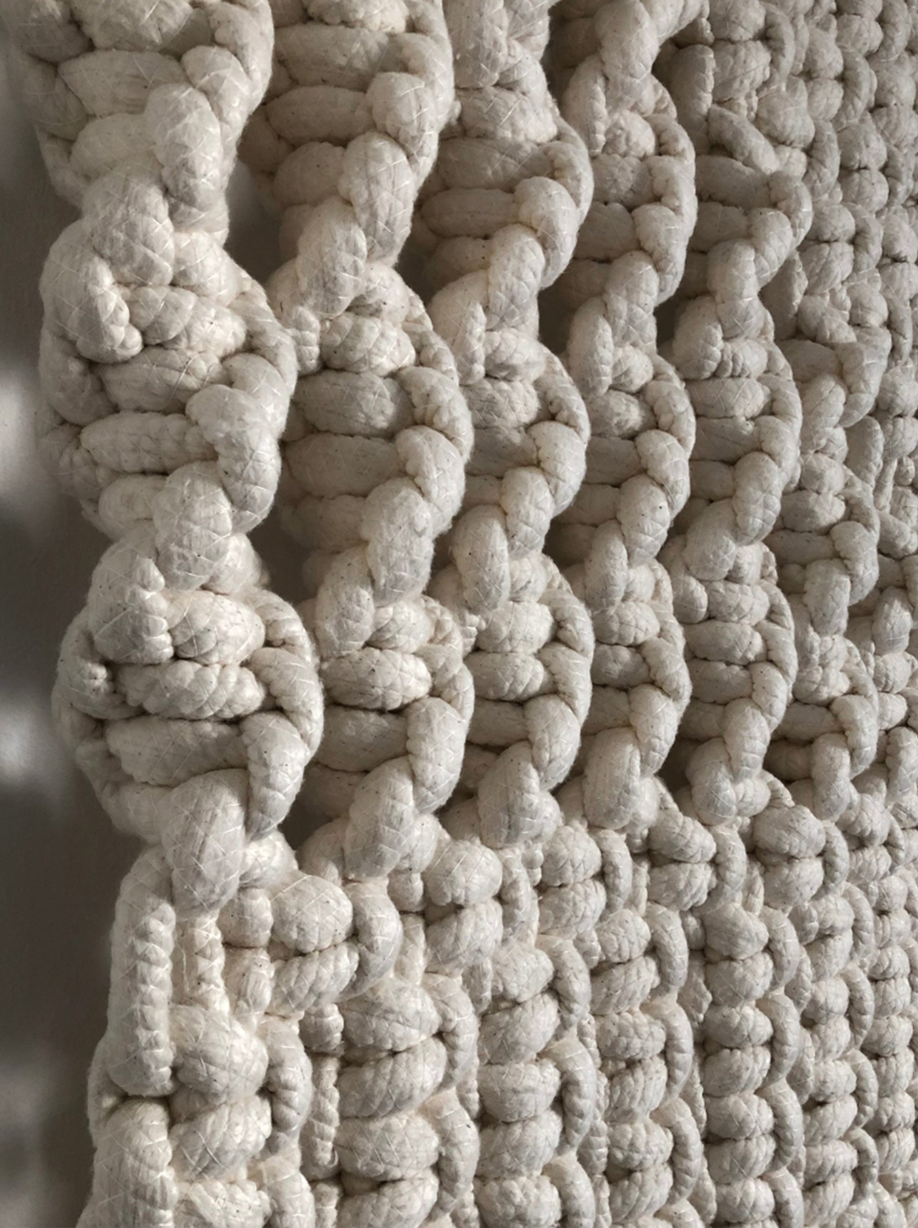 Textural Modern Wall Decor, Plush Knotted Art + Decor, Macrame Custom Art USA