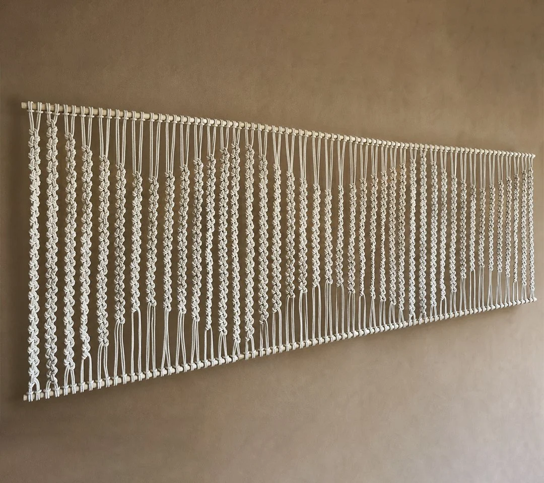 MIX AND MATCH MODULAR MACRAME PANELS  (custom colors + sizes)