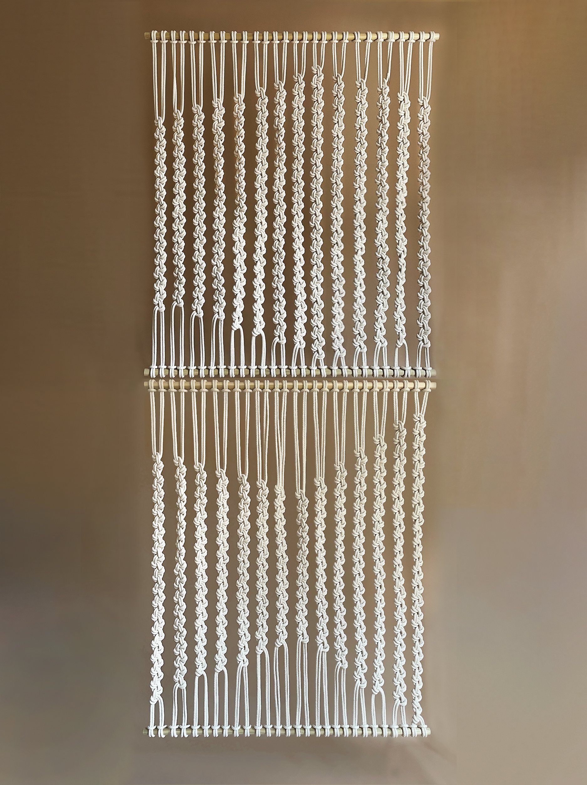 Modular Macrame, Made To Order Macrame Screen, Modular Rope Screen, Mix And Match Textile Wall Art, Gallery Wall Fiber Art
