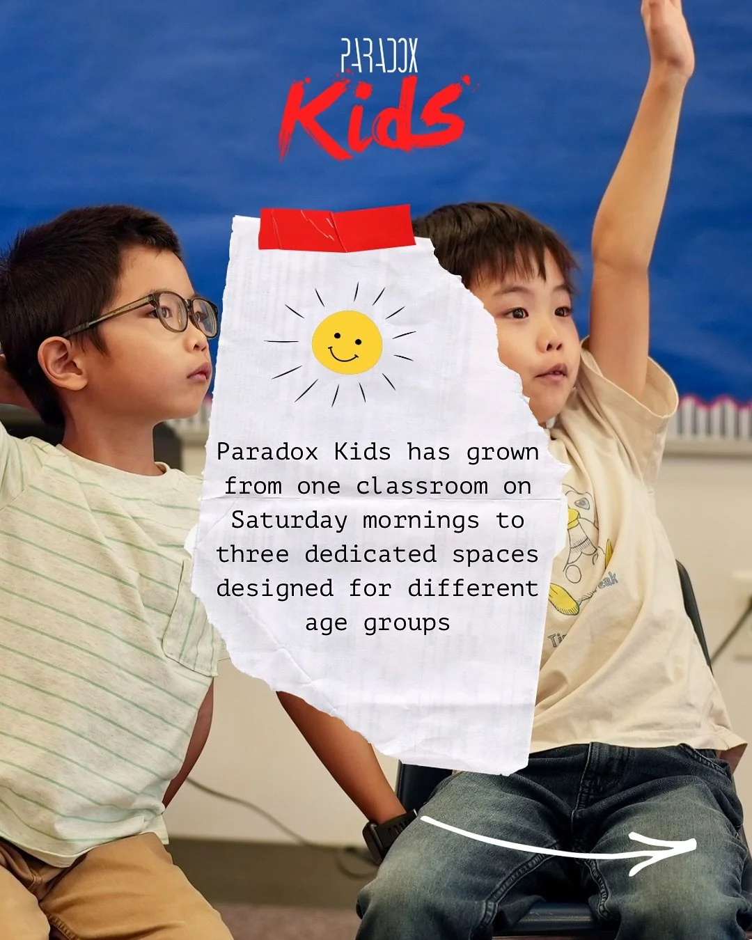 Since September, our kids&rsquo; rooms have been thriving! ✨
Thanks to our new separated age groups, kids are enjoying lessons that feel more personal, fun, and perfectly tailored to what they love to talk about. 💬🎨
A huge thank you to all our amaz