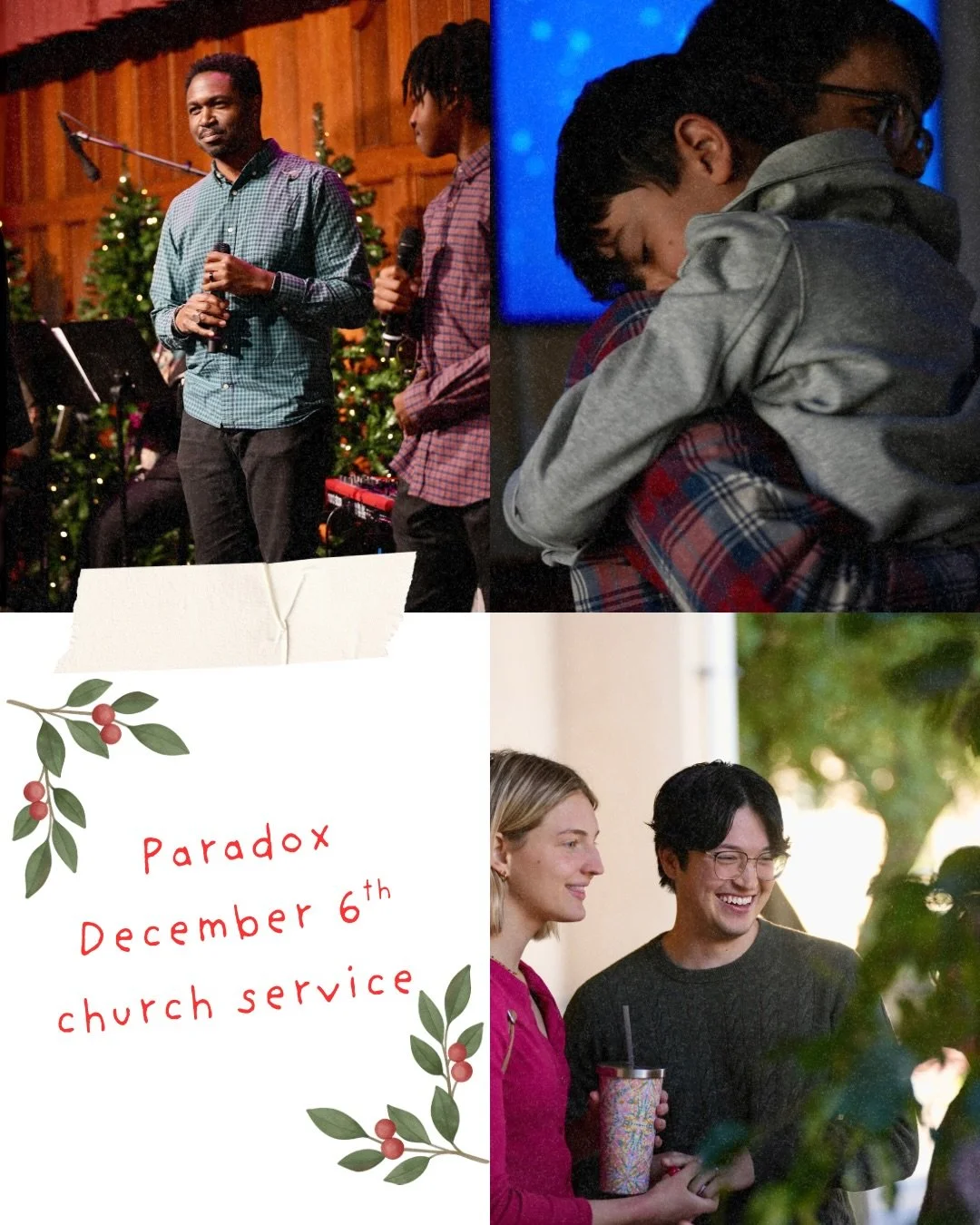 This week in our Dear Christmas series, Carlos &amp; Jennifer shared a letter to their four kids, and Pastor Craig read a letter to his almost-8-year-old son, Bode. 🕊️✨ Both letters reflected on growth, joy, family, and the wonder that carries us th