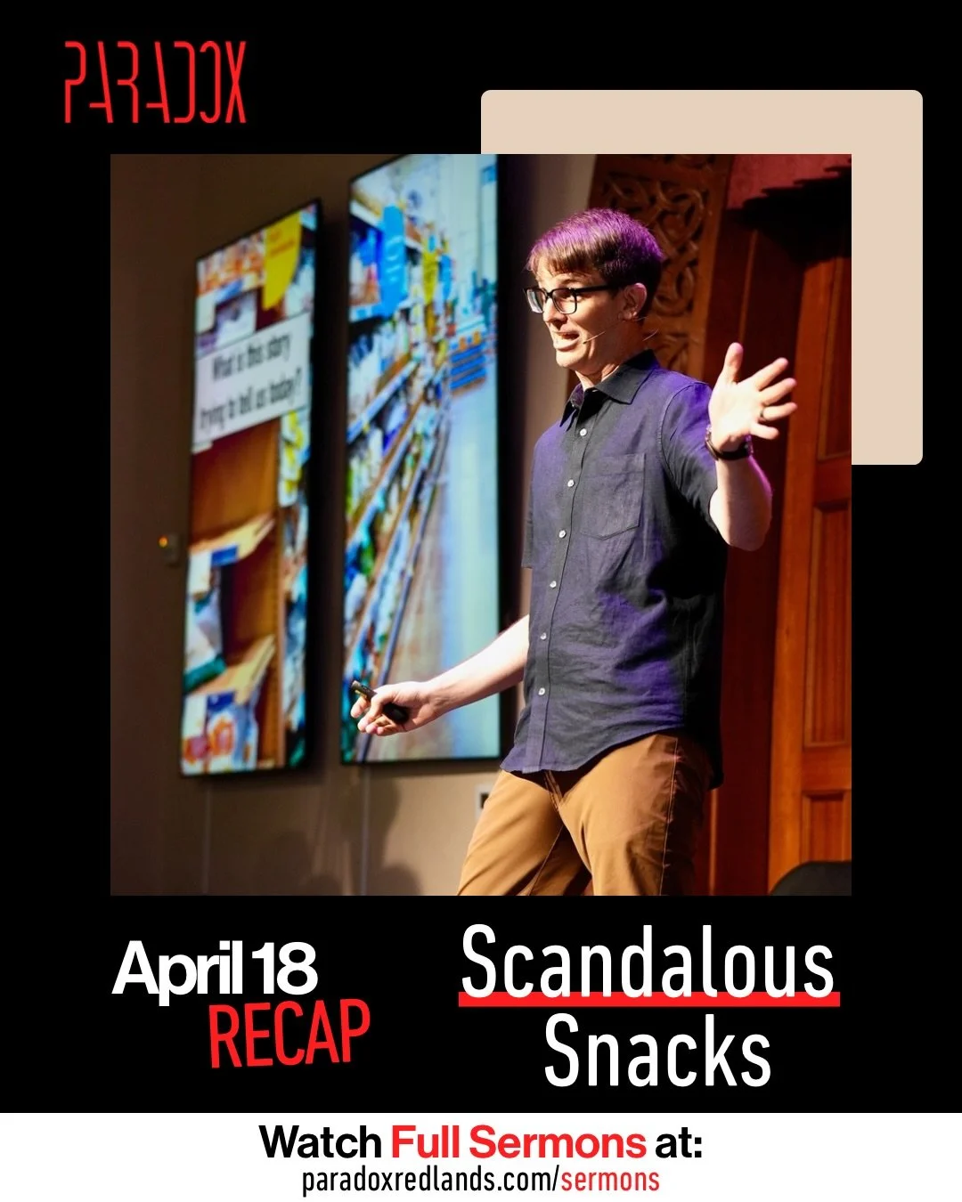 This past weekend, Pastor Craig discussed a seemingly insignificant story about the disciples eating a snack on the side of the road. 

This conversation led us through 3000 years of history, AI memes from the White House, and the modern grocery stor