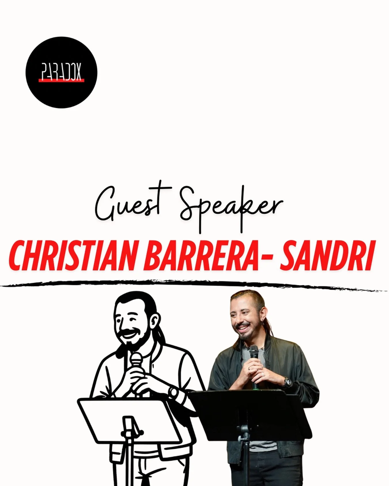 This week we welcome back Christian Barrera-Sandri as our guest speaker!
They&rsquo;ll be continuing the Easter story by exploring Matthew 28, where Jesus meets his disciples and calls them forward, even the ones who doubted and ran. Christian is mar