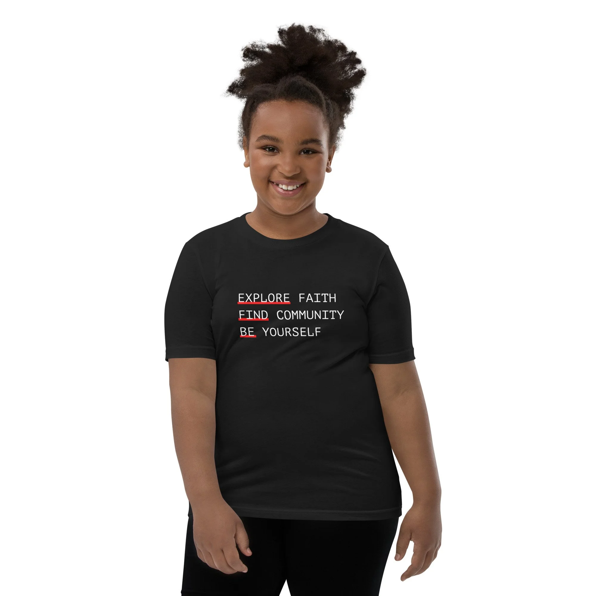 "Explore Faith" Kids Unisex T-Shirt