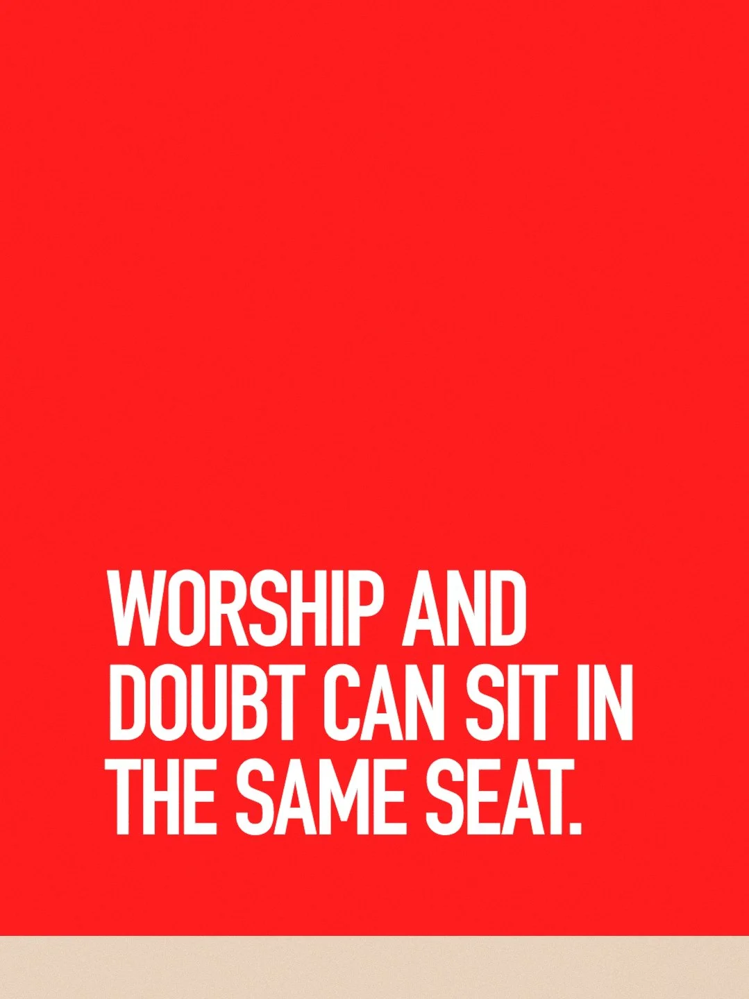 We often think faith is a destination where all the questions finally stop. But if the people standing next to a resurrected Jesus still felt the tension of doubt, you are certainly allowed to feel it too. Your wonder and your worship are welcome in 