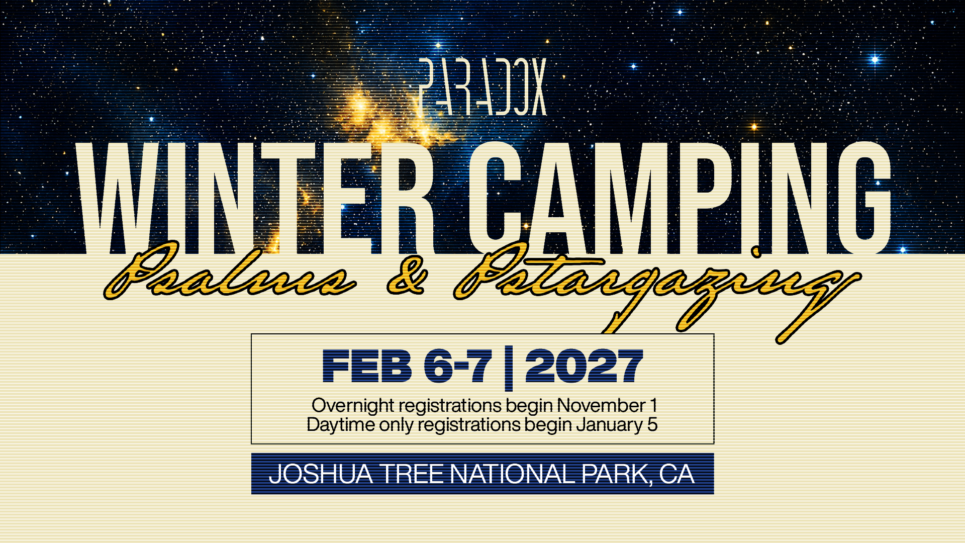 Psalms &amp; Pstargazing (Winter Camping)