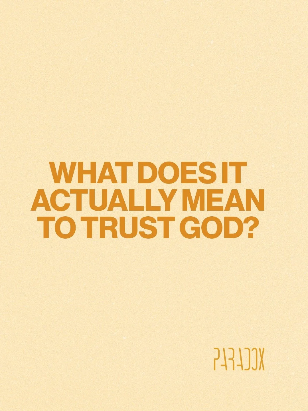Trusting God sounds simple until 3 am when the bills don't add up and you're still not sure goodness is winning. This passage meets you there, not with a checklist, but with a God who already notices.
ㅤ
What's the thing you're most tempted to figure 