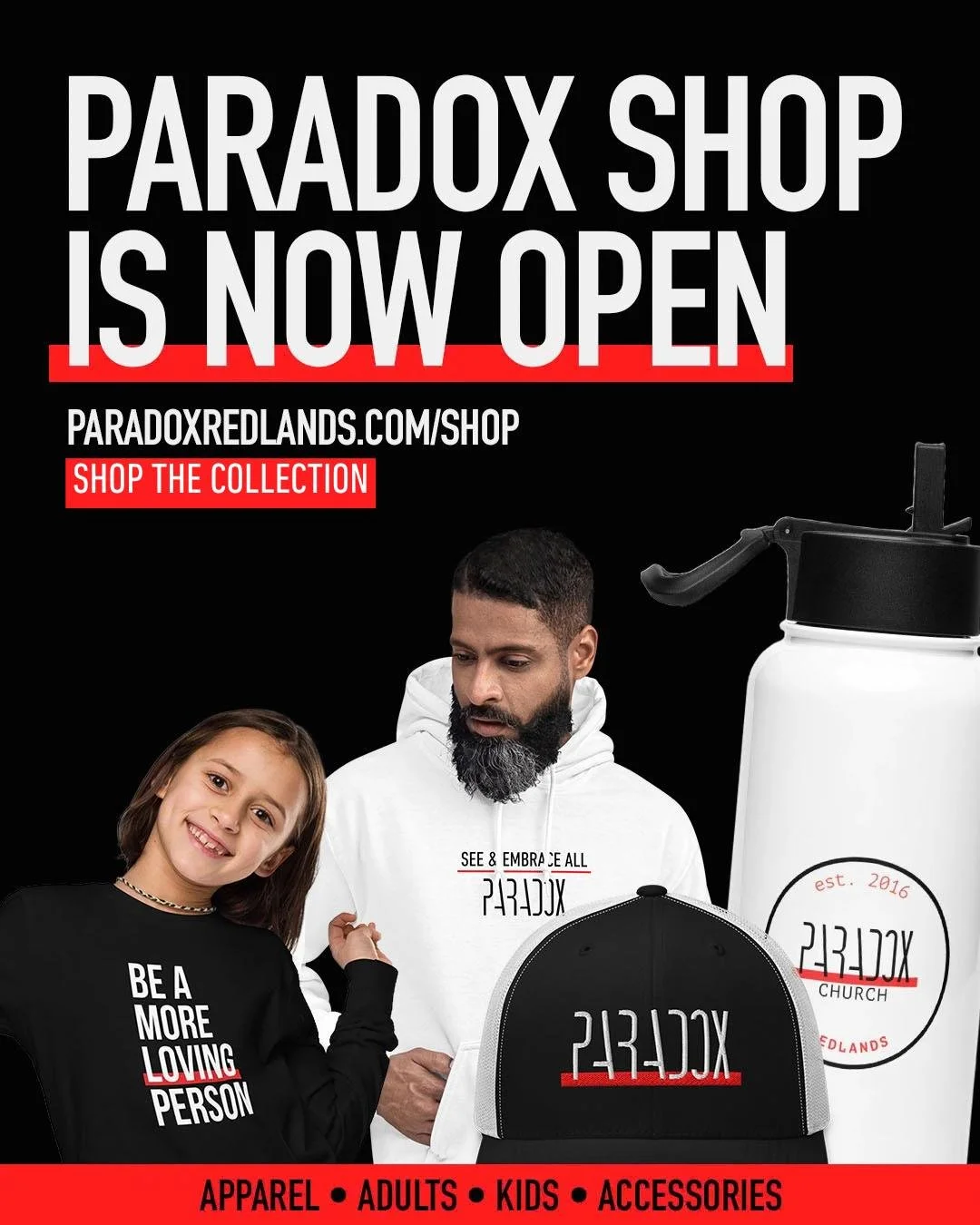 We are so excited to announce that our Paradox Shop is officially OPEN! Shop your favorite hoodies, hats, mugs, and more. We offer free shipping in the U.S. and everything is made to order. 👏
ㅤ
Peruse the store and comment what you what's on your wi
