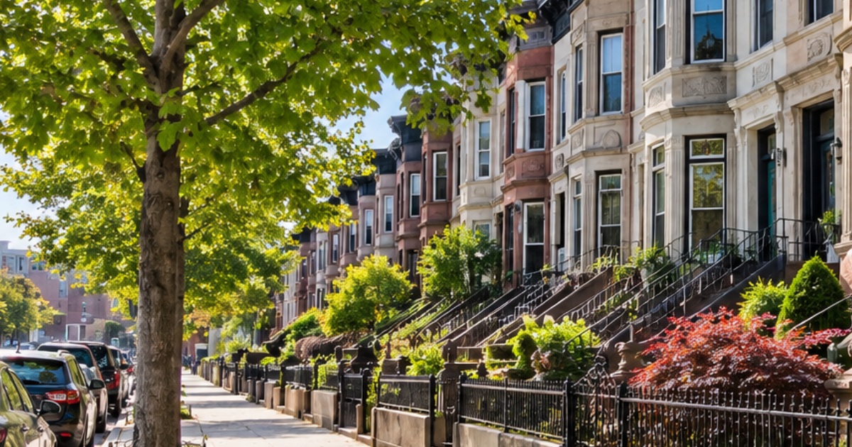 A residential street