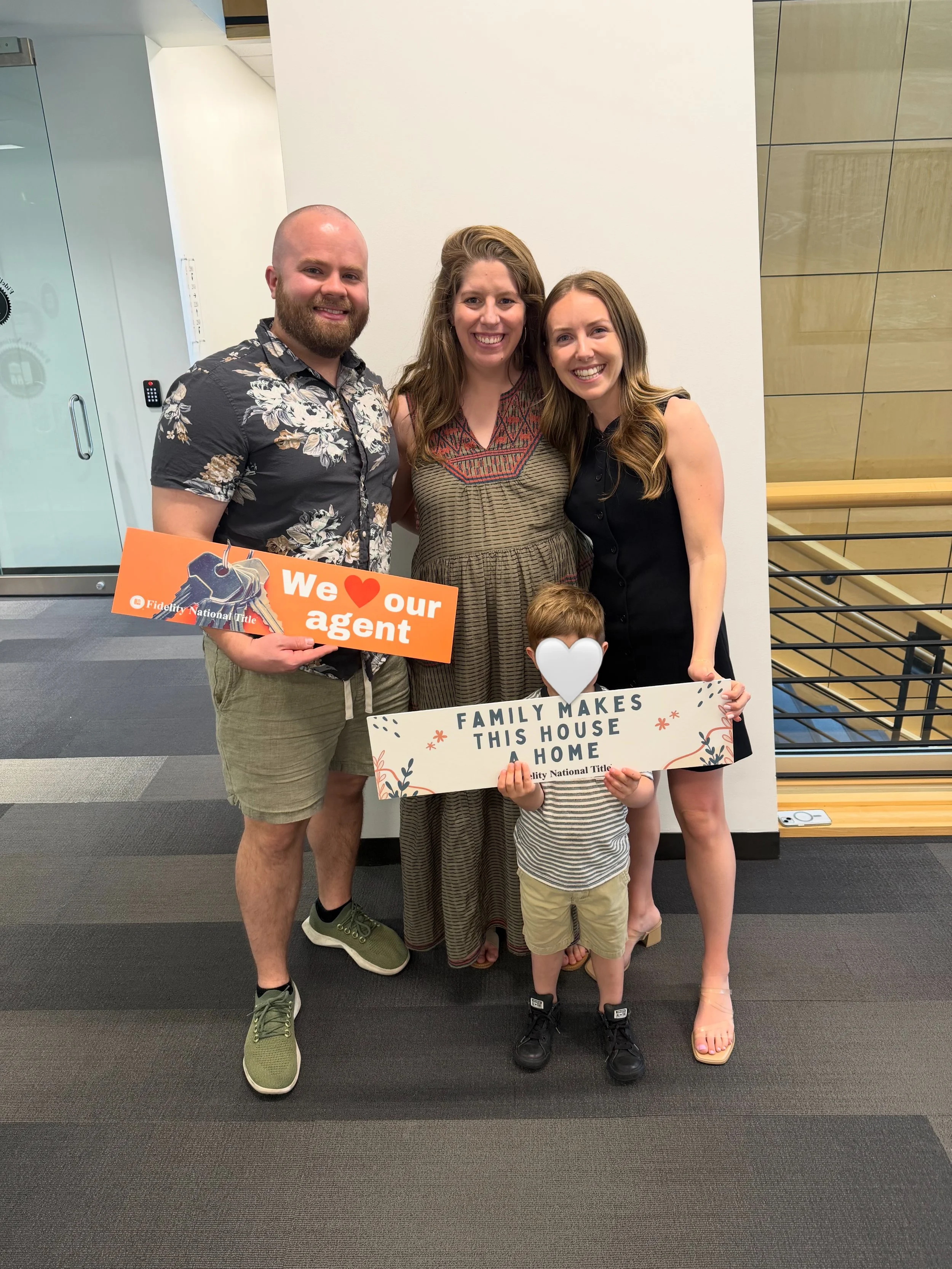 A super cute closing yesterday with these sweet friends plus the sellers and their agent/son, the wonderful @_tylerseno_ ! There was good energy all around from the moment Kyle and LeAnne saw this beautiful and well-loved home. I think it goes to sho