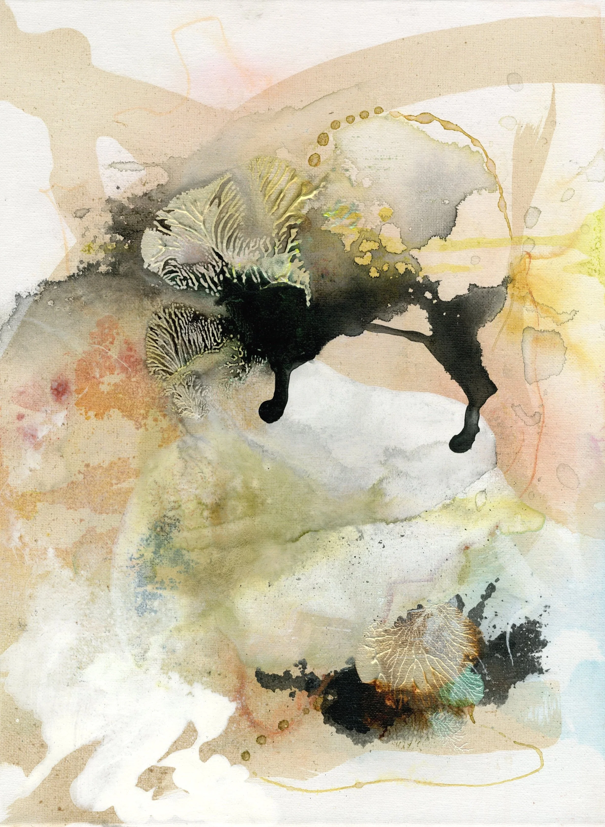 Universal
2025
Acrylic, wood stain, sumi ink on primed canvas
12x16 in
