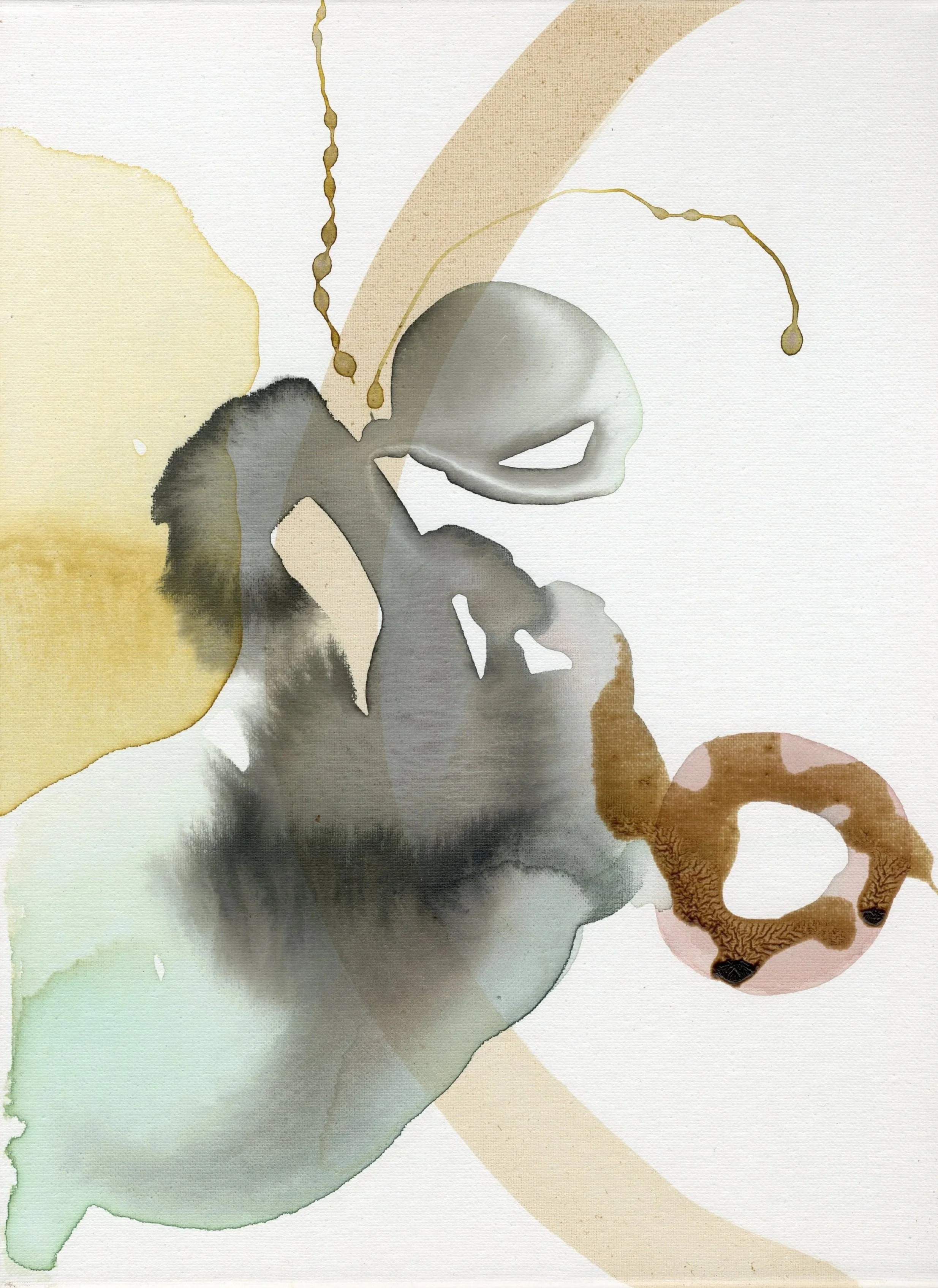 Pour 1: Pour1 :Take Out
2025
Acrylic, wood stain, on primed canvas
12x16in